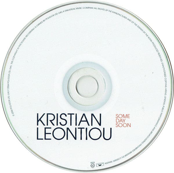 Kristian Leontiou - Some Day Soon (cd Album) - Preloved