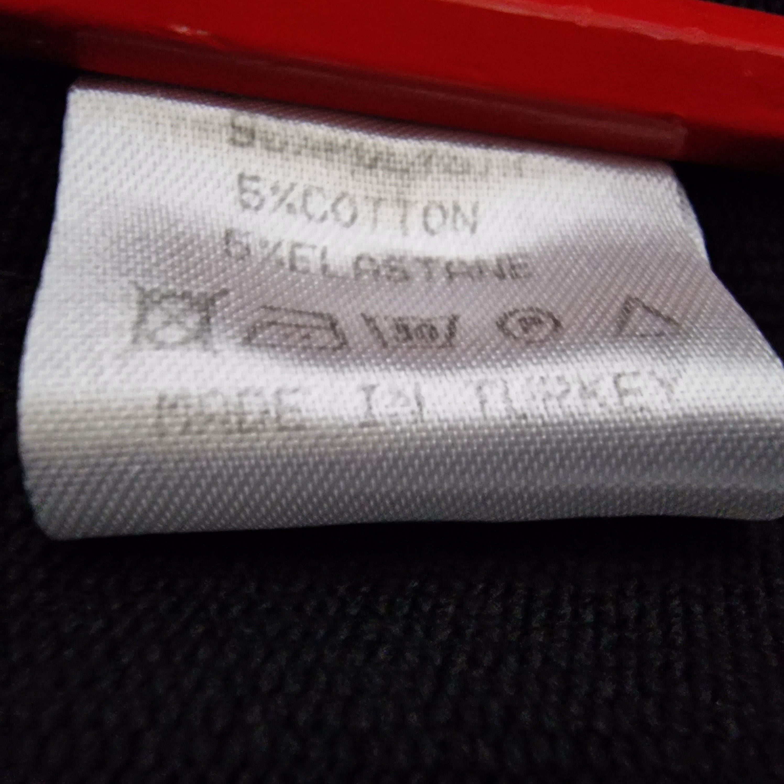 Lacoste Unisex Track Top Tracksuit Full Zip Black UK 2XL