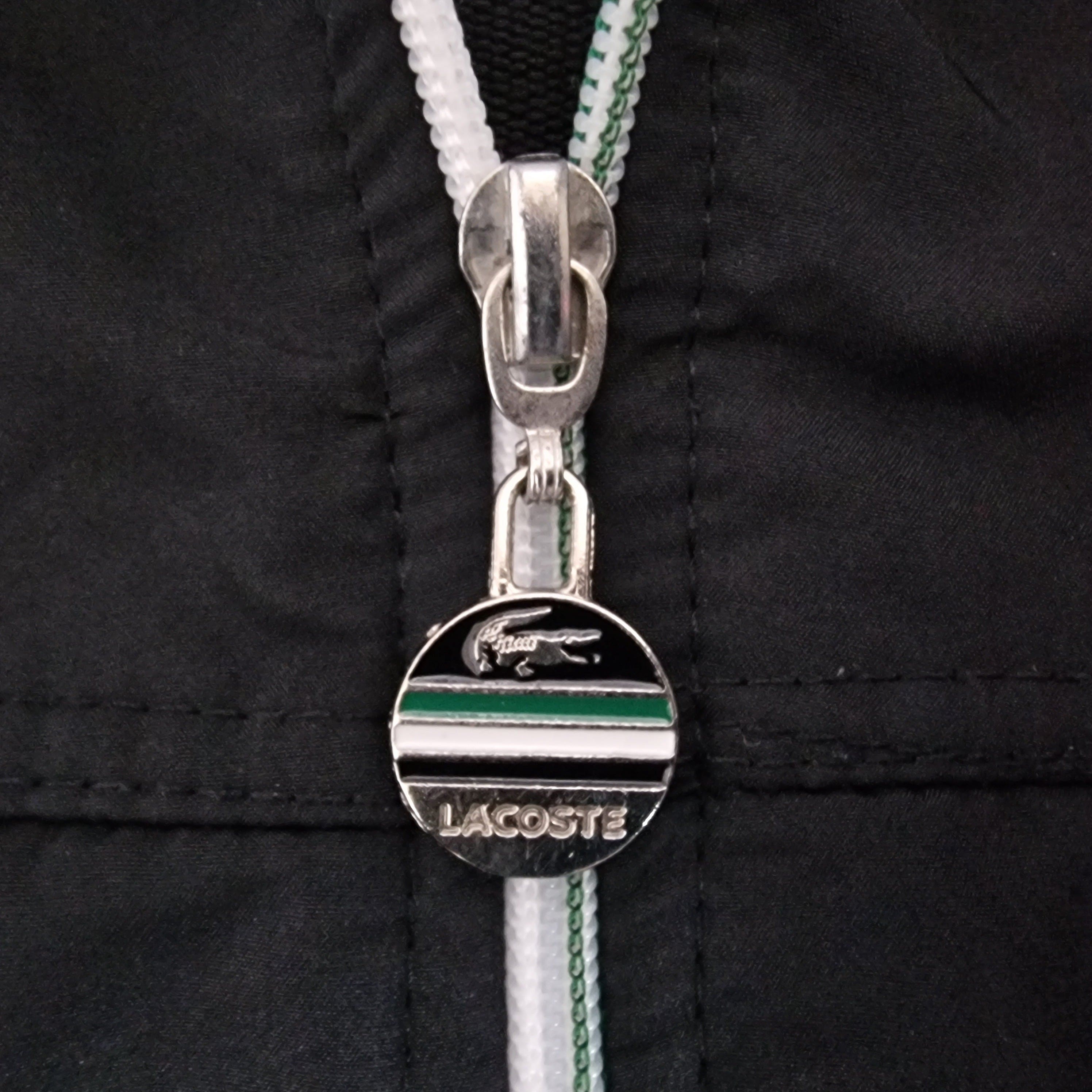 Lacoste Unisex Track Top Tracksuit Full Zip Black UK 2XL