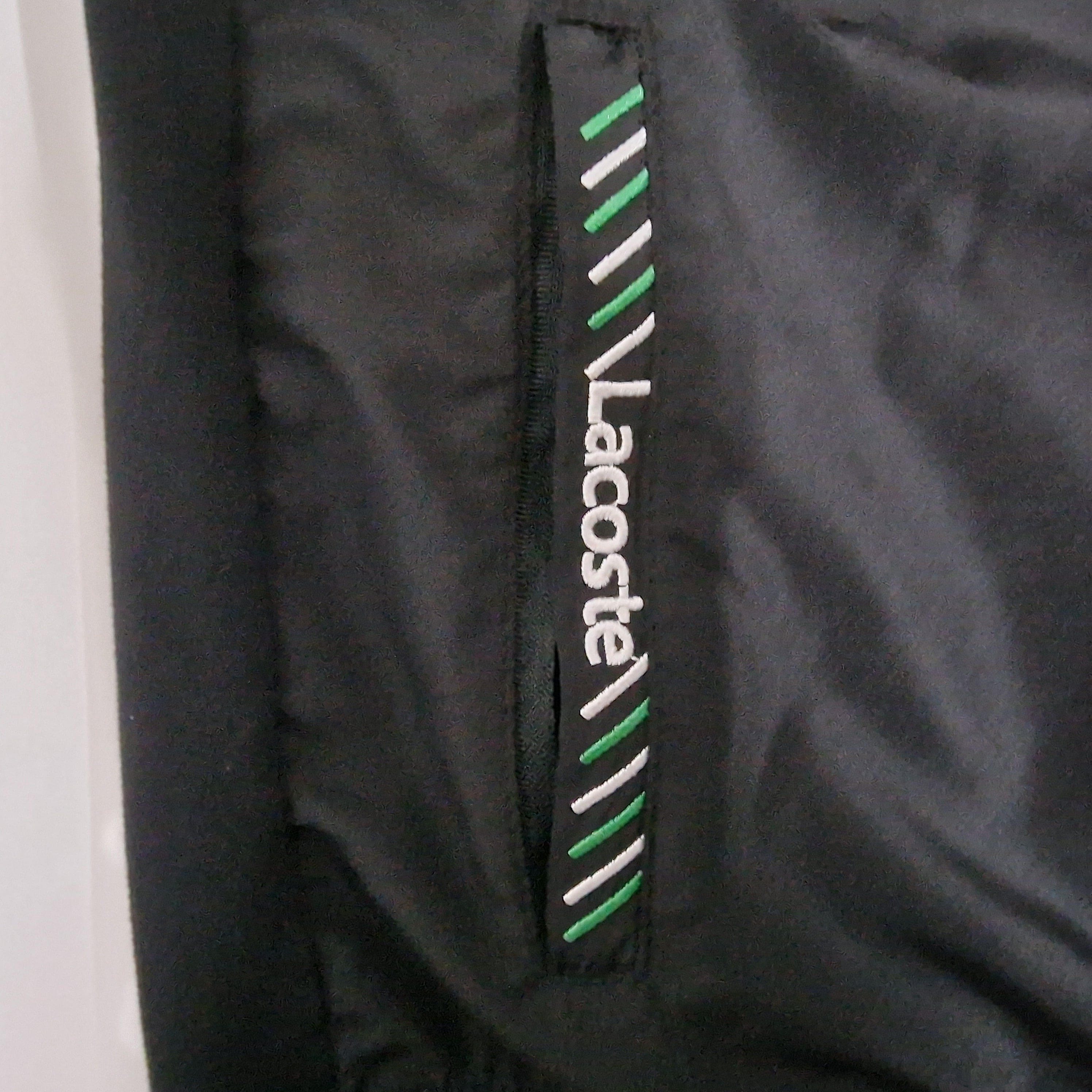 Lacoste Unisex Track Top Tracksuit Full Zip Black UK 2XL