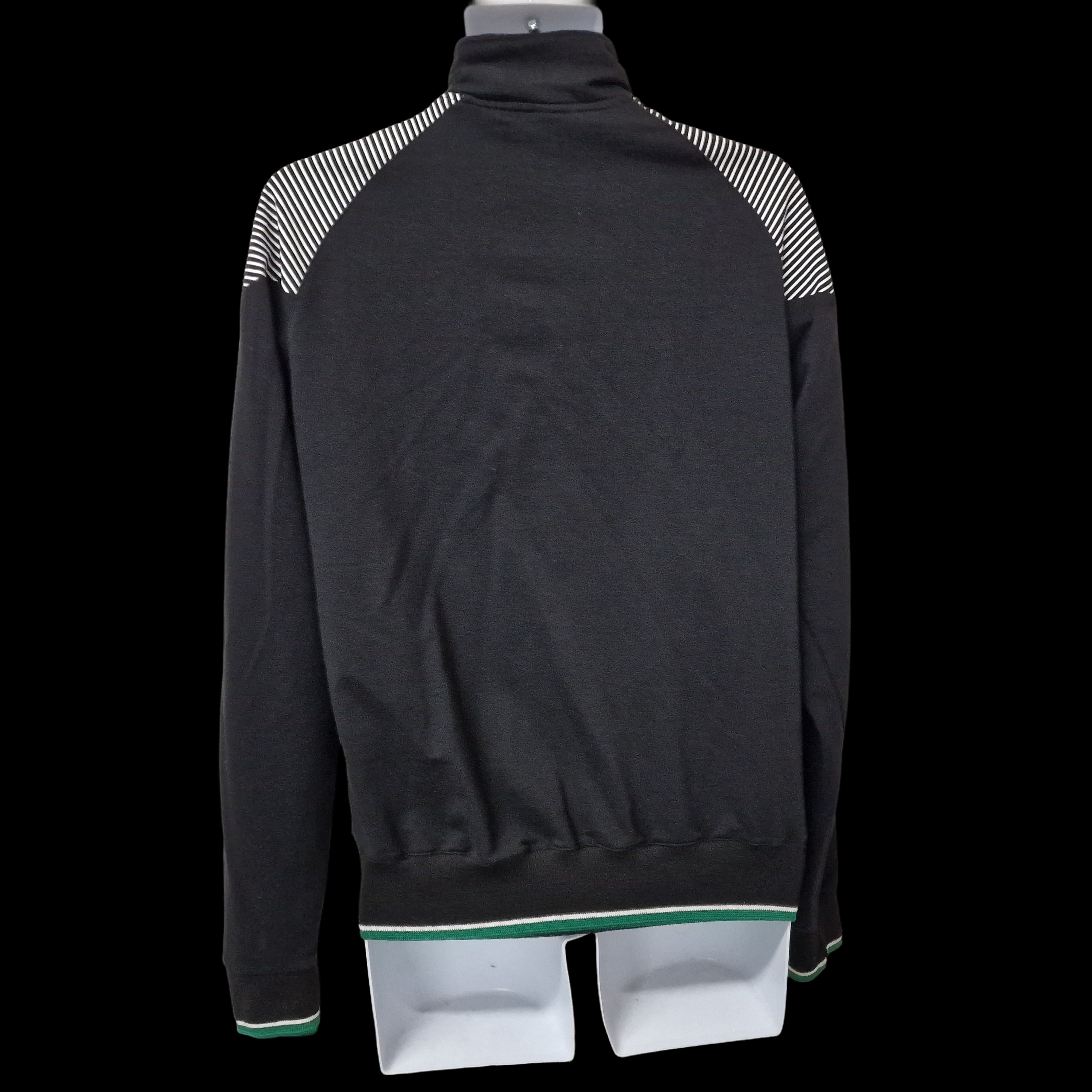 Lacoste Unisex Track Top Tracksuit Full Zip Black UK 2XL