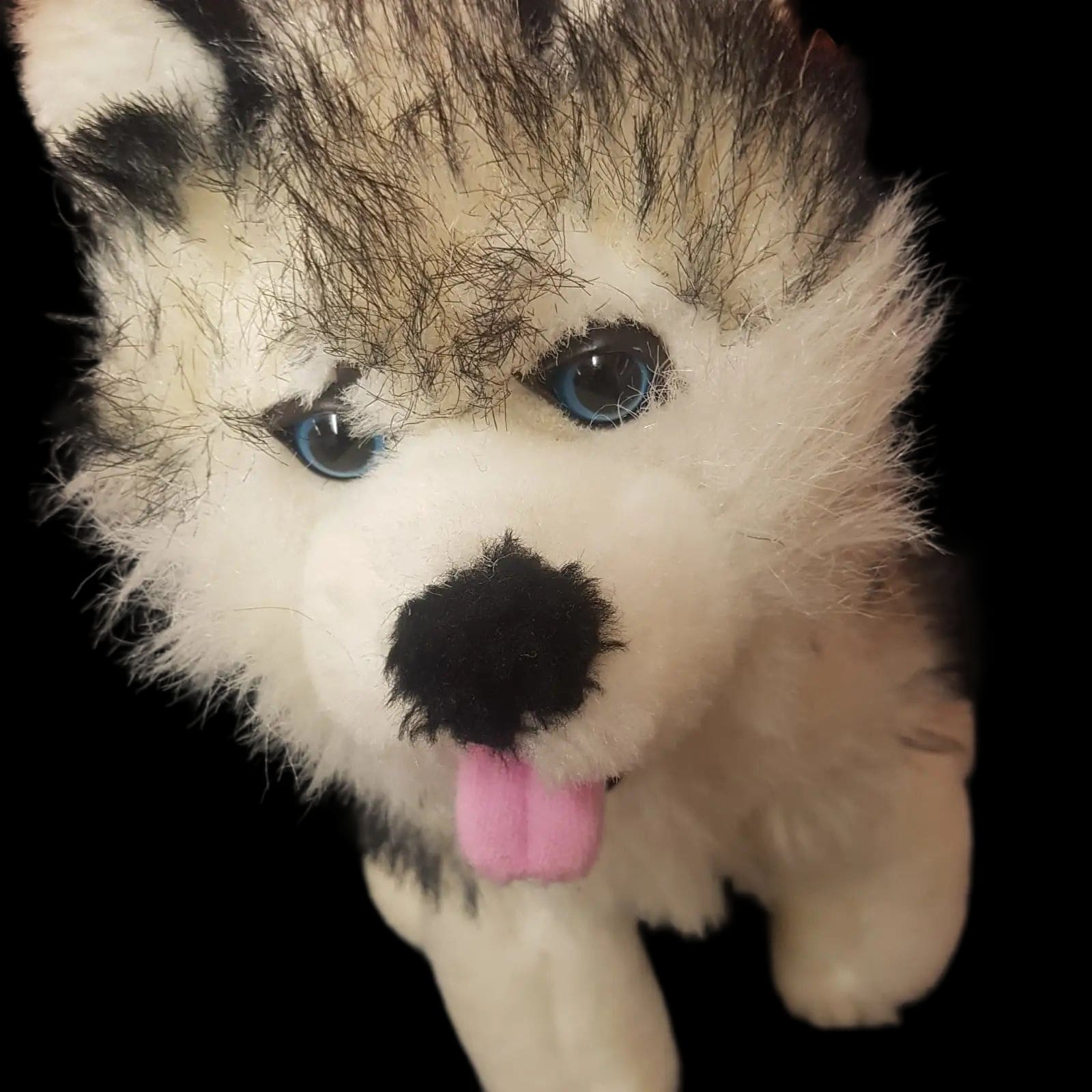 Lapland Artic Merlin Husky Dog Plush Soft Toy Furry Cuddly