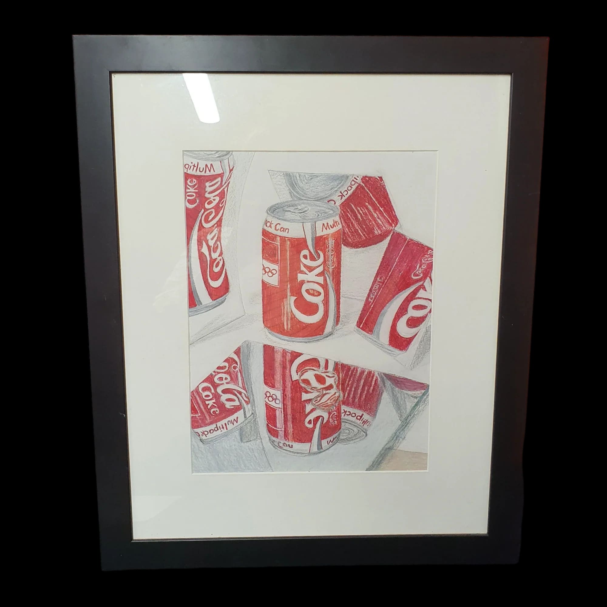 Large Coke Framed Picture - Pictures - Unbranded - 1 - 1139