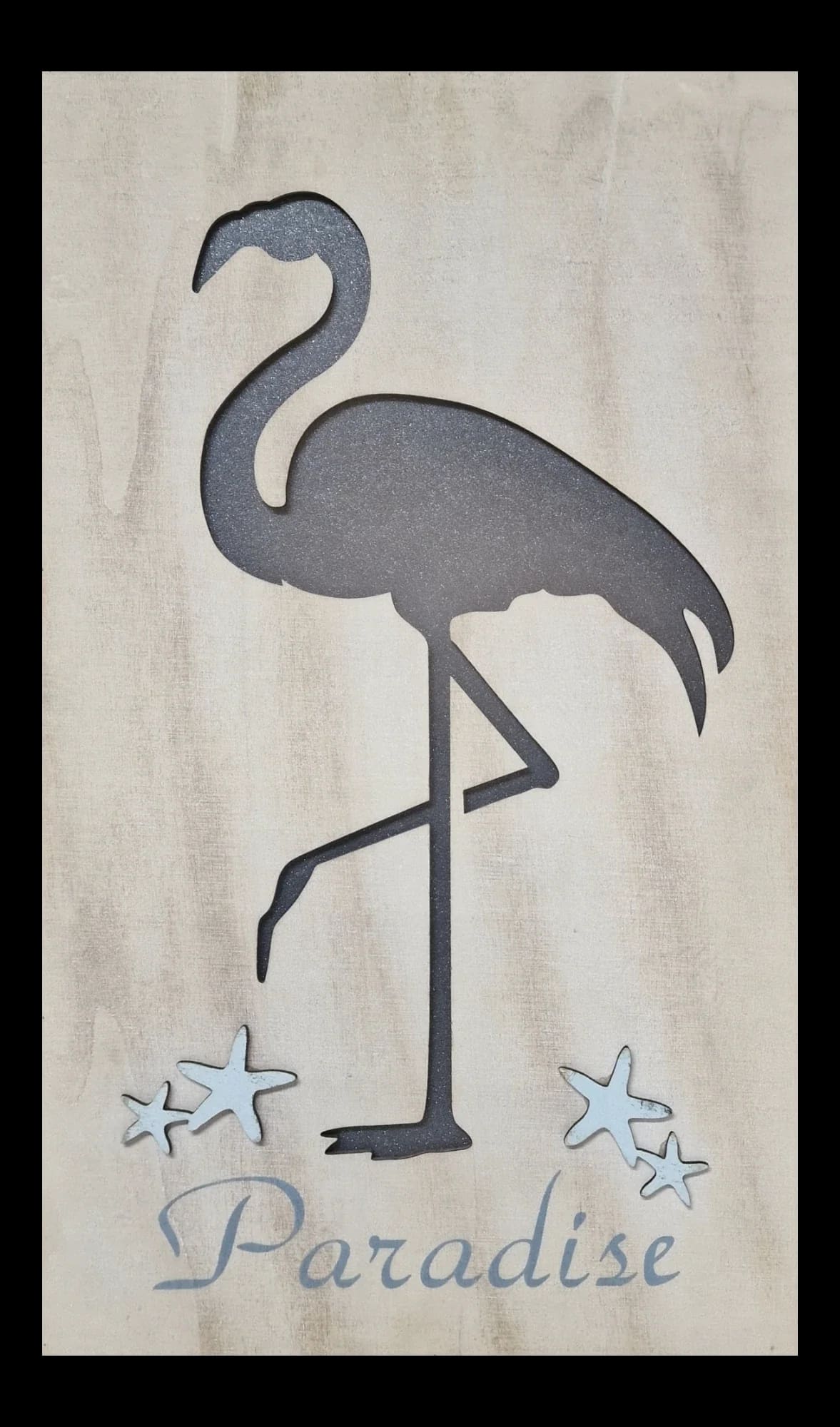 Led Wooden Flamingo Picture Wall Art - Pictures - The Range