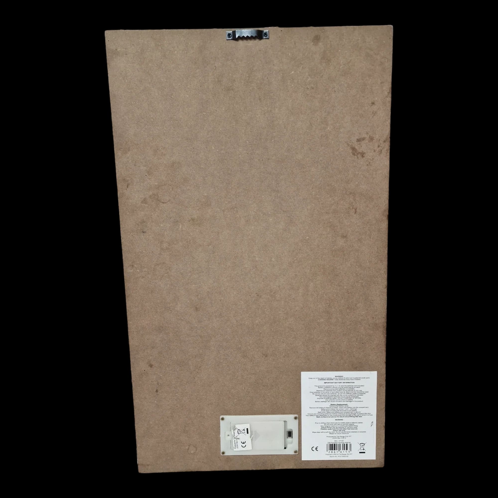 Led Wooden Flamingo Picture Wall Art - Pictures - The Range