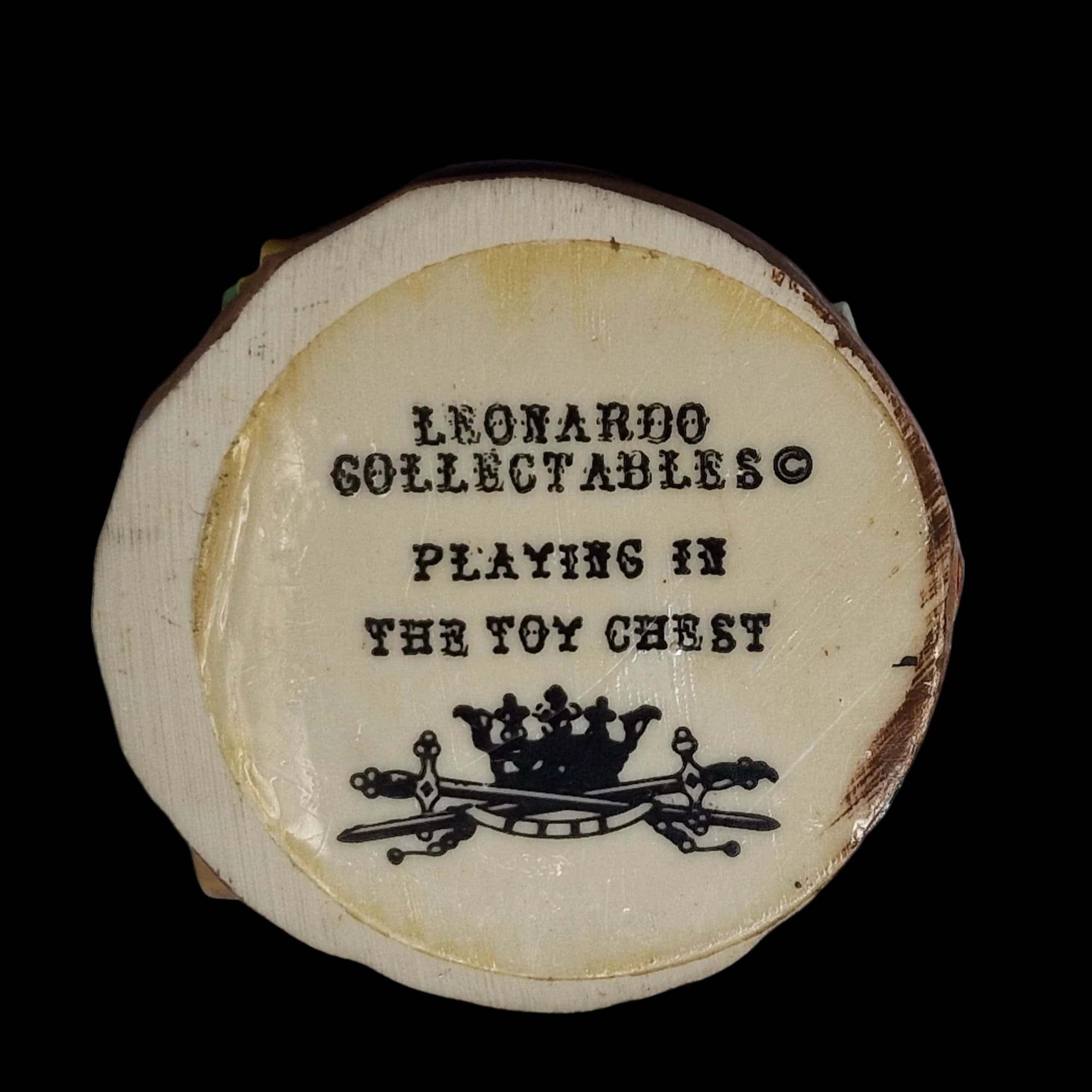 Leonardo Collectables Playing In The Toy Chest Ceramic Bear