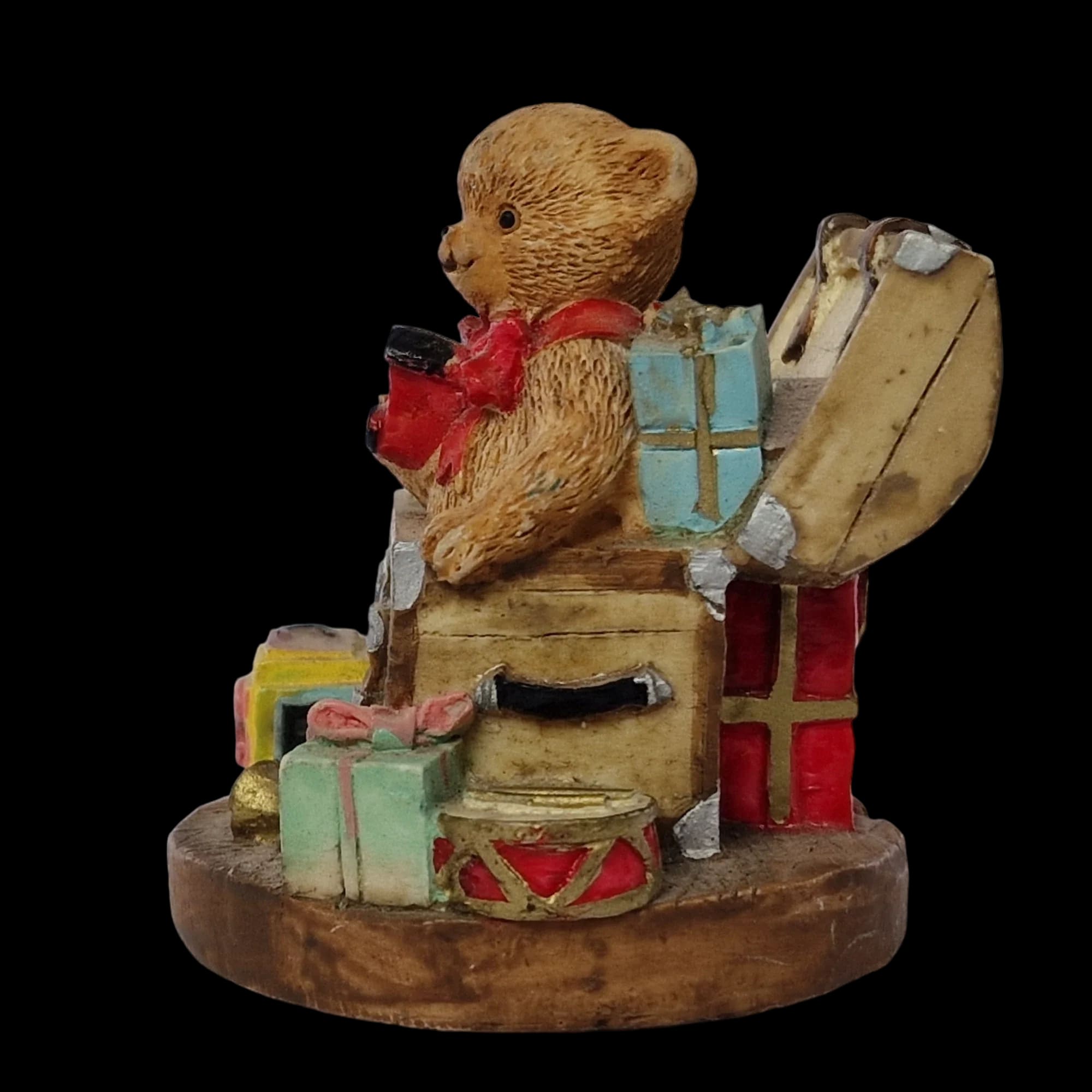 Leonardo Collectables Playing In The Toy Chest Ceramic Bear