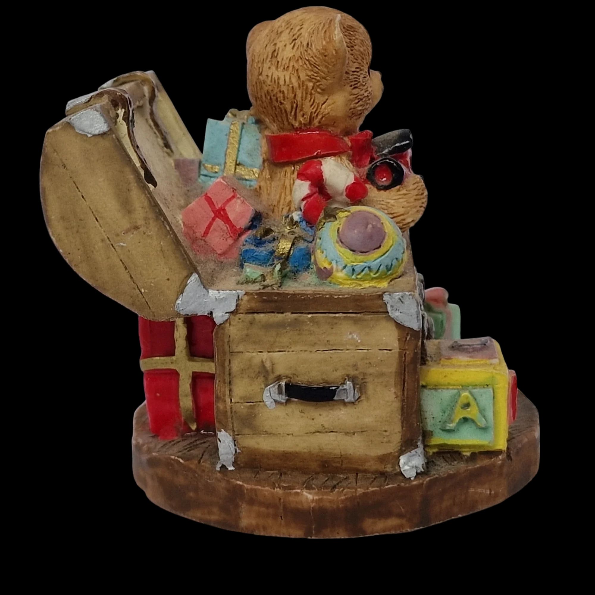 Leonardo Collectables Playing In The Toy Chest Ceramic Bear