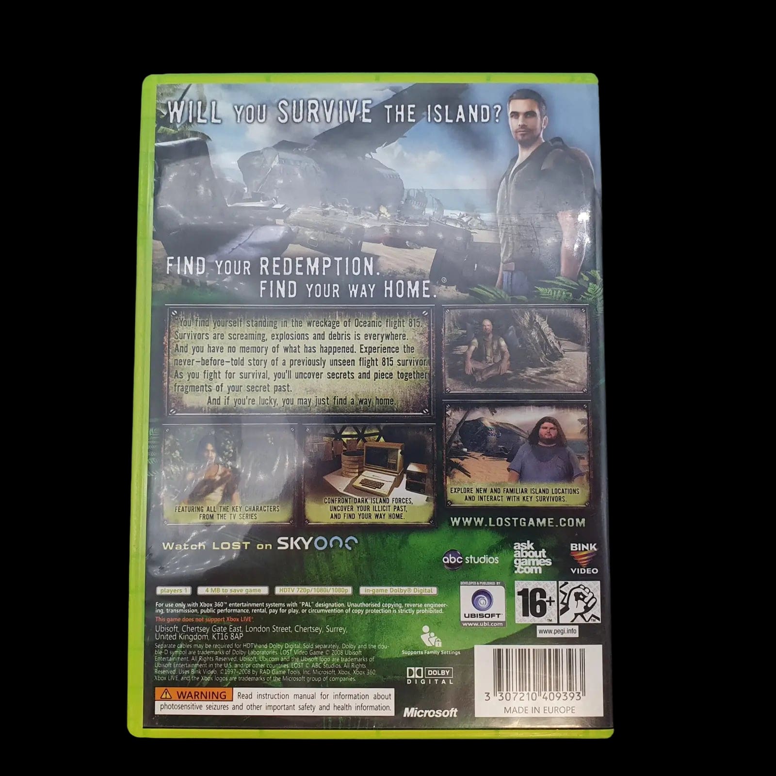 Lost Microsoft Xbox 360 Ubisoft 2008 Video Game Cib - Games