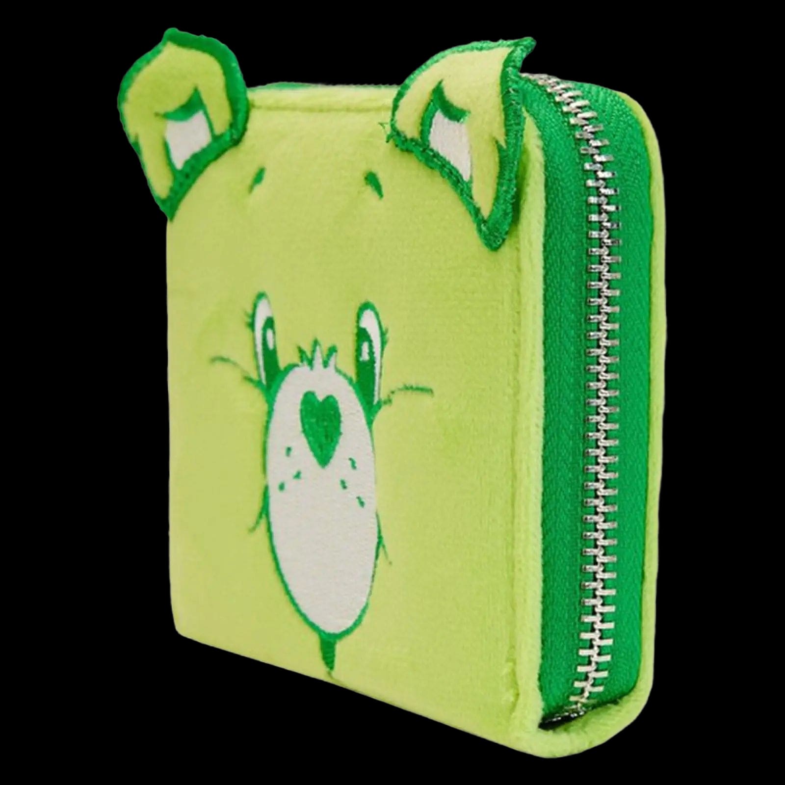 Loungefly Care Bears Lucky Bear Green Fabric Zip Around