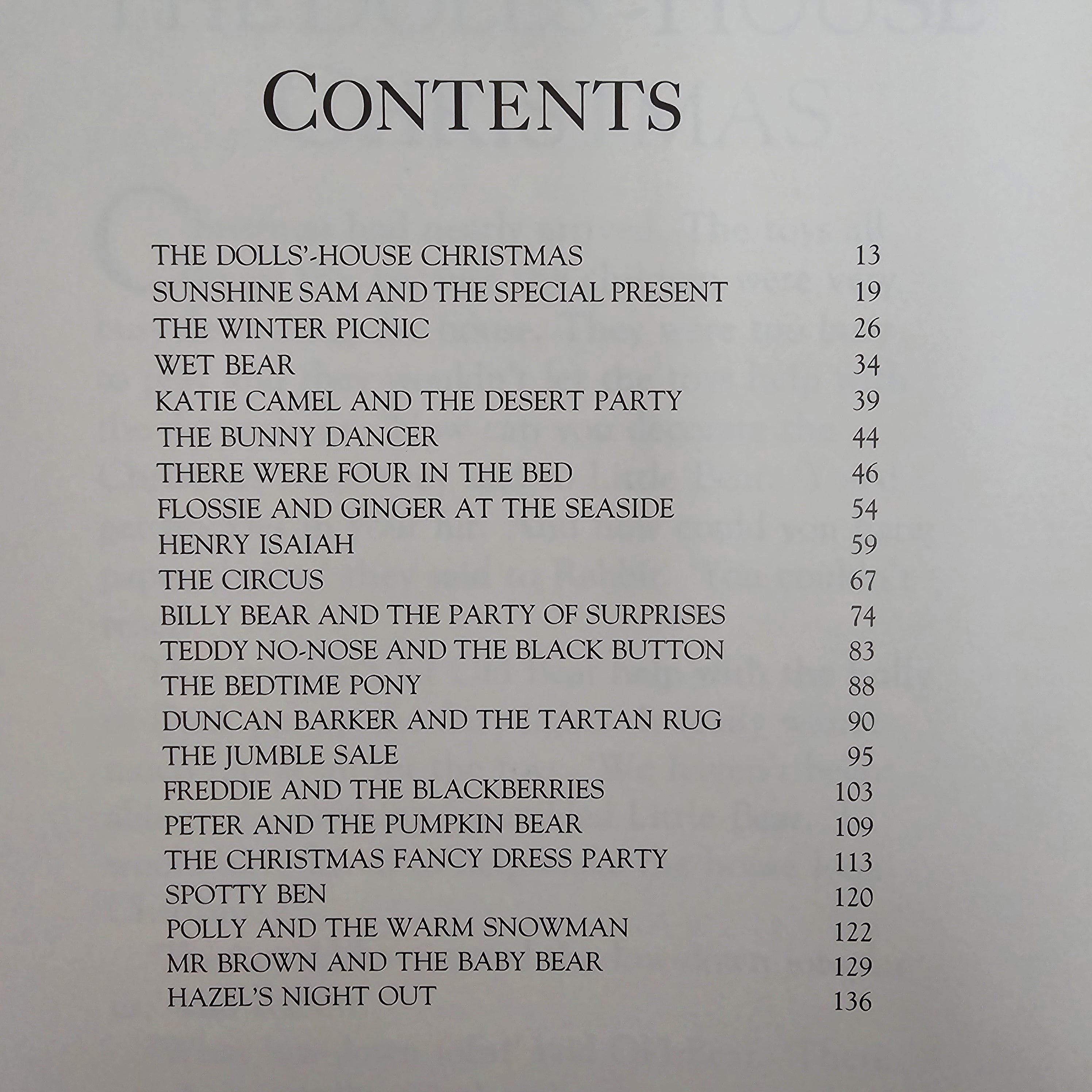 M&S Teddy Bear Tales Childrens Book Jane Hissey Vintage