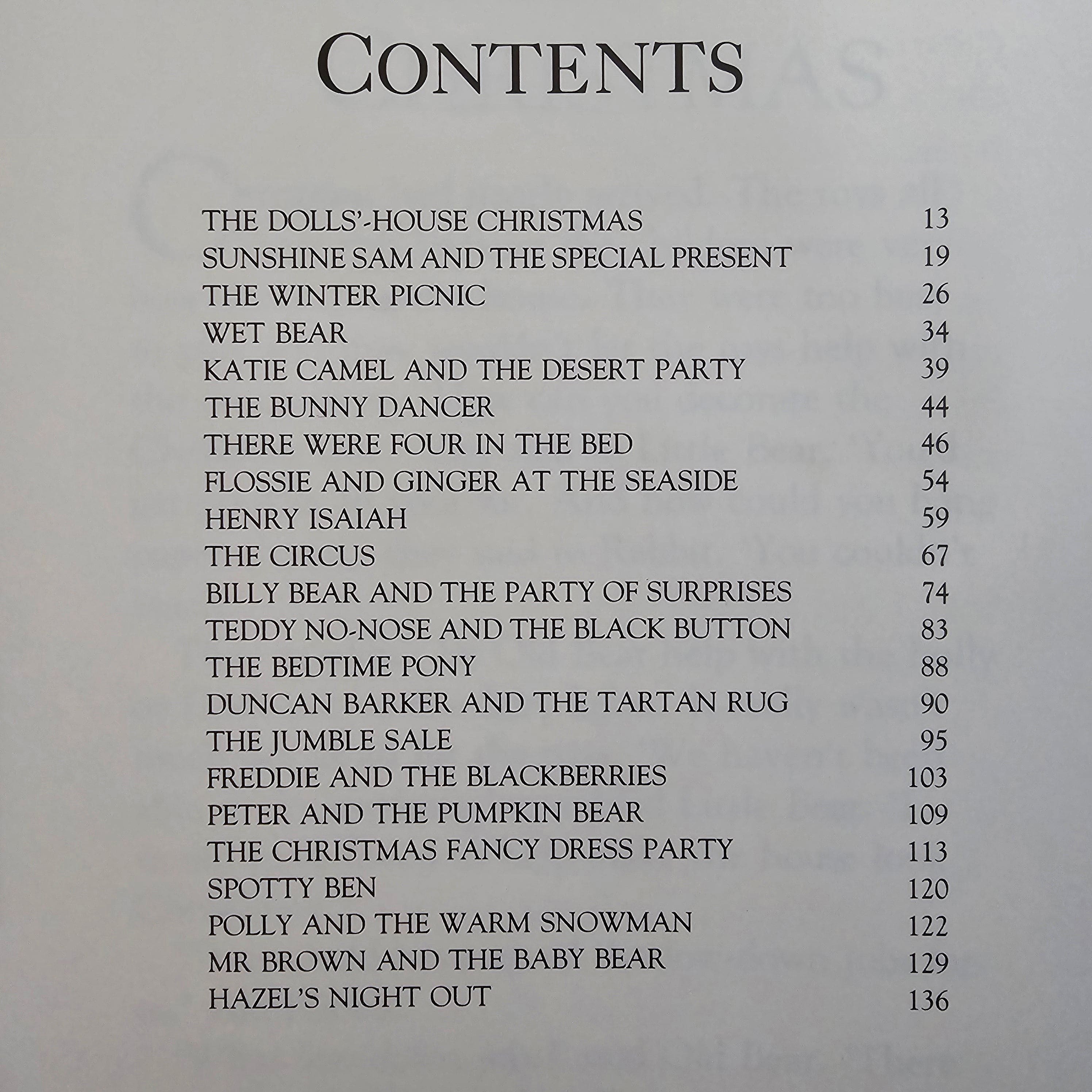 M&S Teddy Bear Tales Childrens Book Jane Hissey Vintage