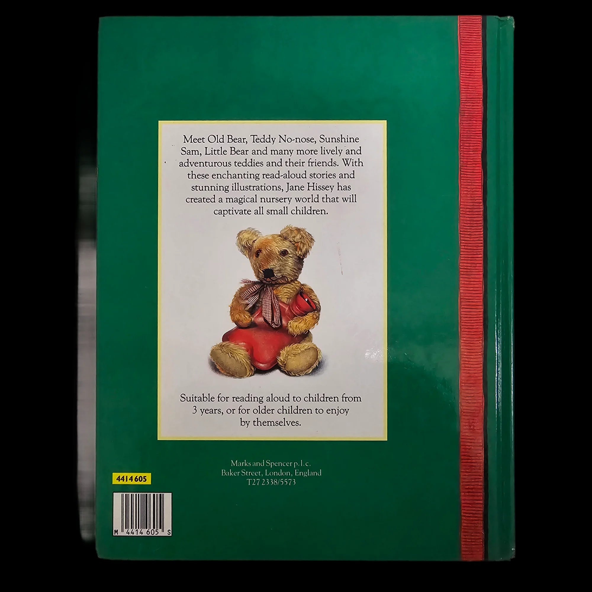 M&S Teddy Bear Tales Childrens Book Jane Hissey Vintage