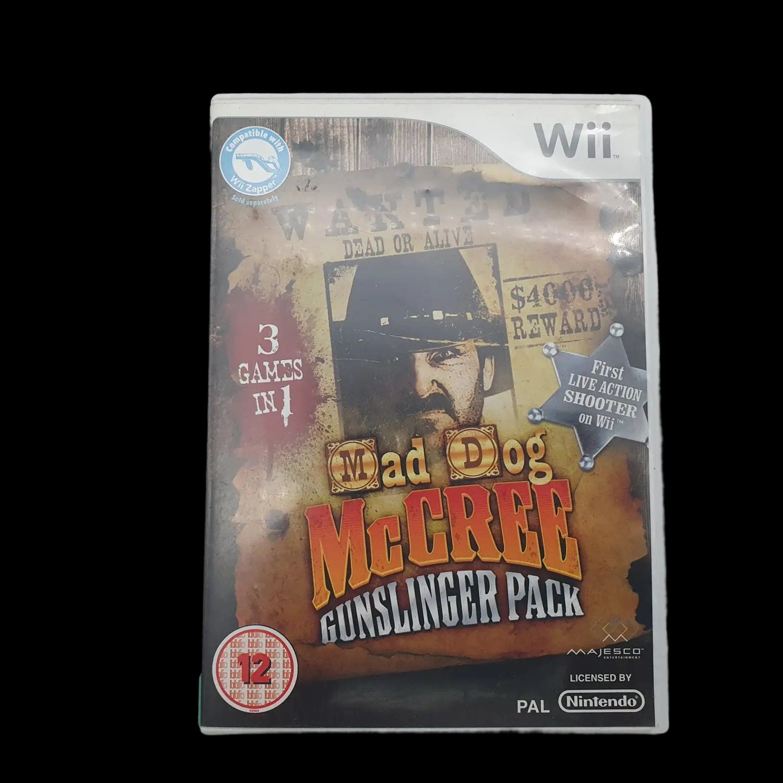 Mad Dog Mcgree Gun Slinger Pack Nintendo Wii Majesco 2009