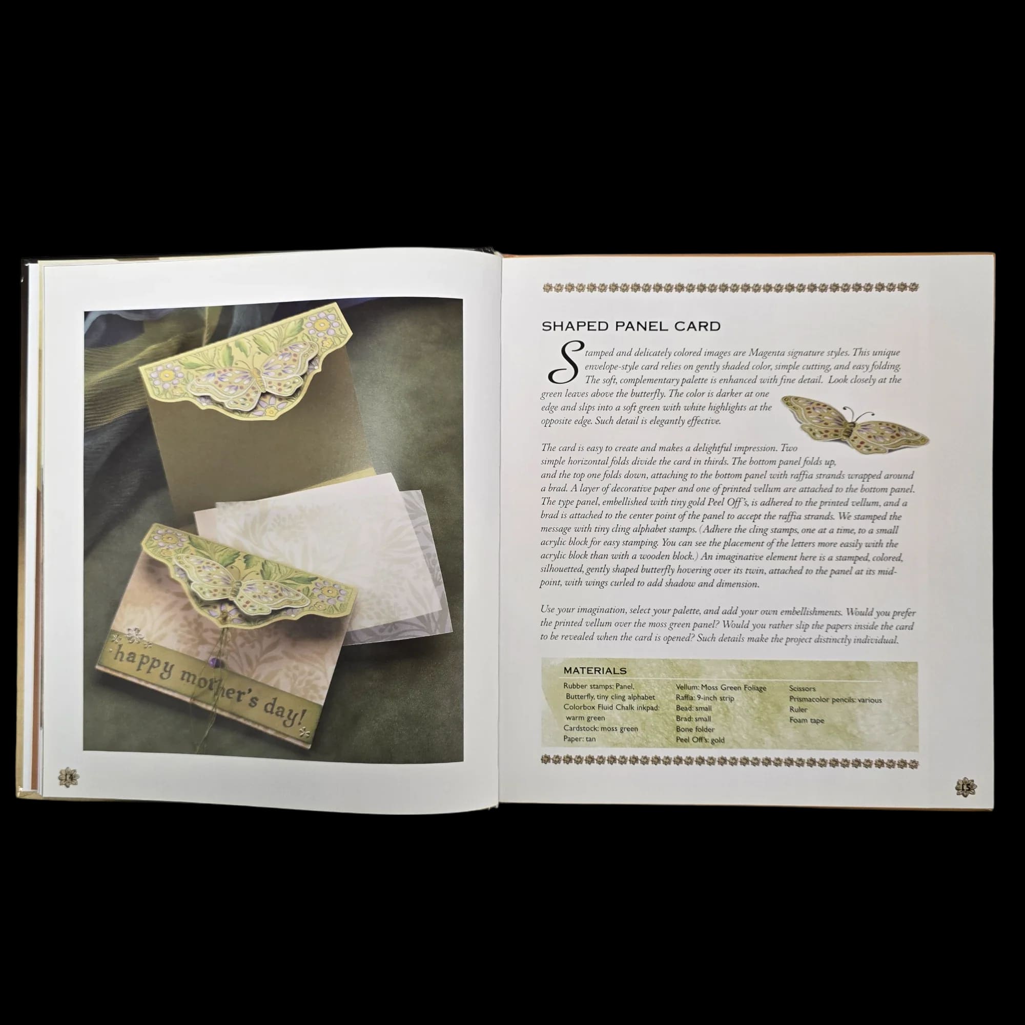 Magenta Style Paper Magic Book Leslie Conron Carola