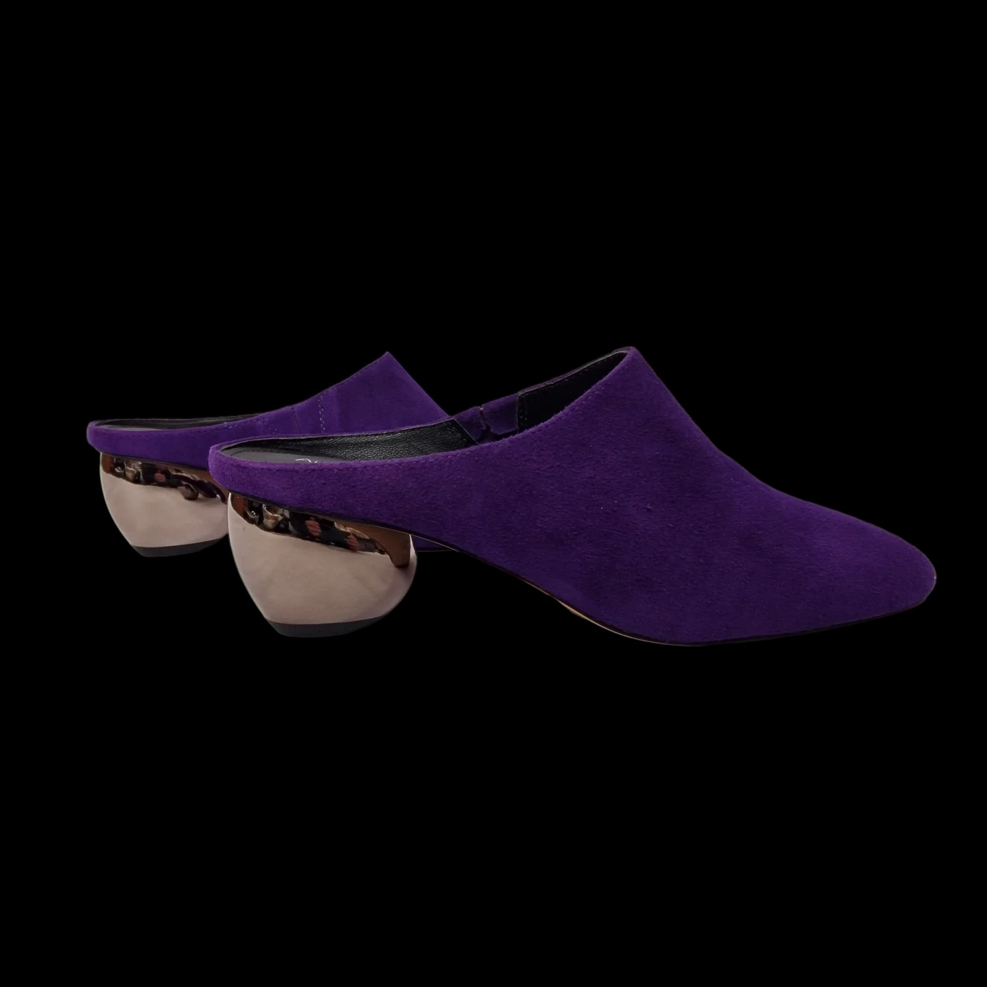 Marks & Spencer Autograph Womens Purple Mule Shoes UK 5 - 3