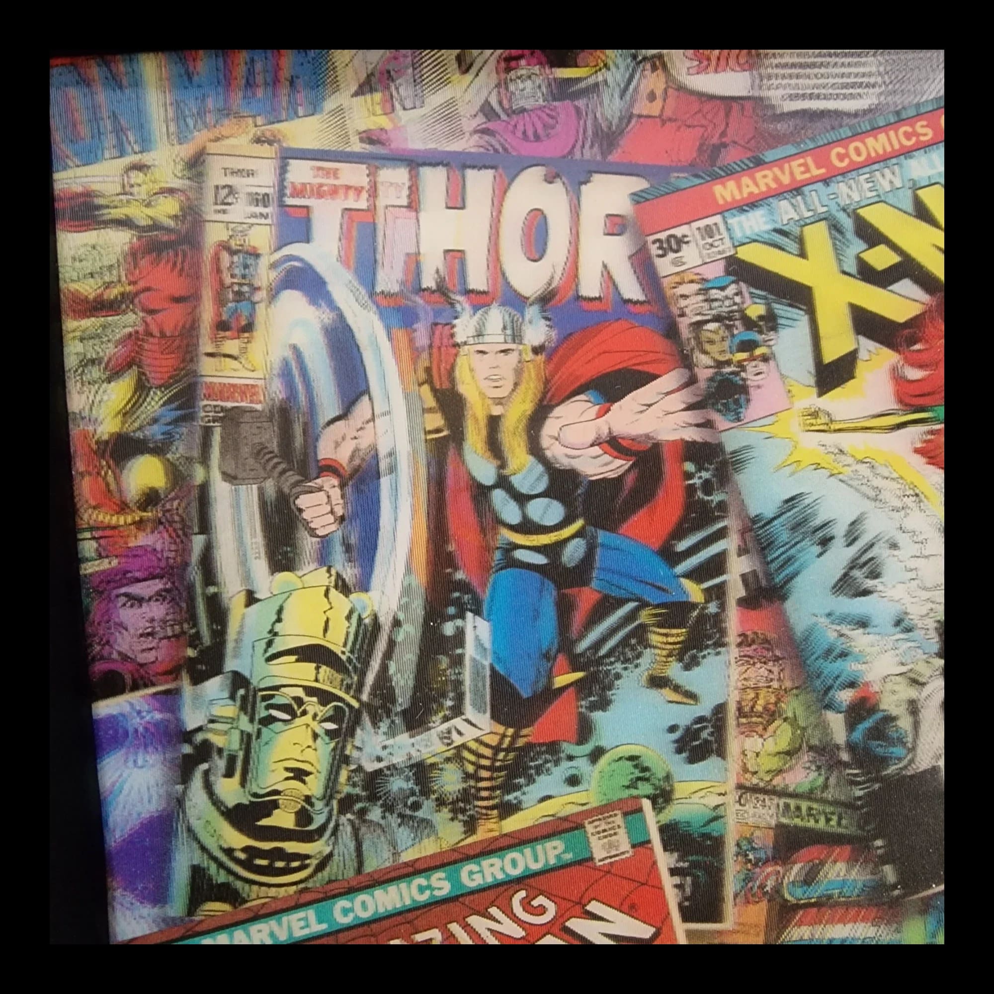 Marvel Comics Comic Book Covers Framed 3d Lenticular Poster