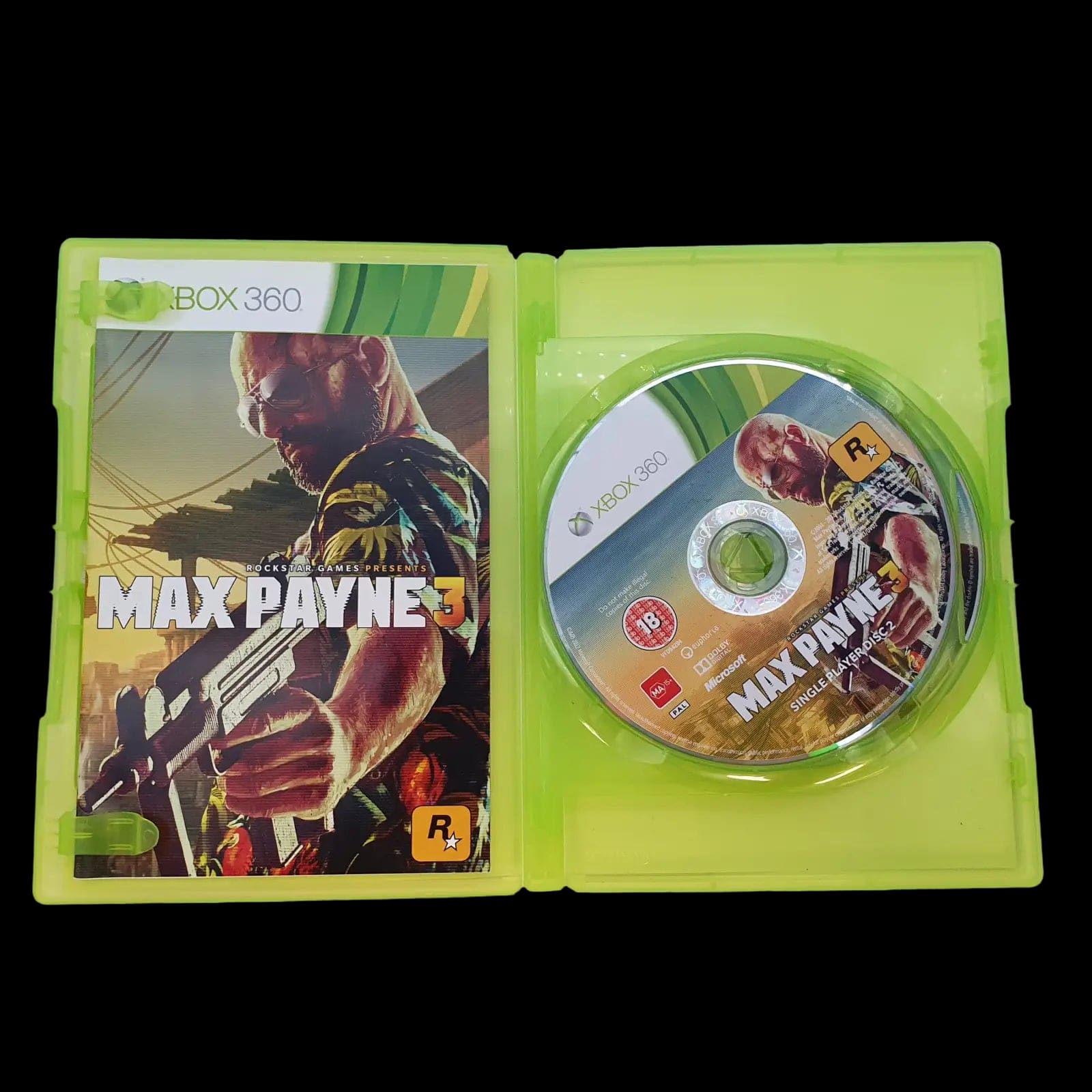 Max Payne 3 Microsoft Xbox 360 Rockstar Games 2012 Video