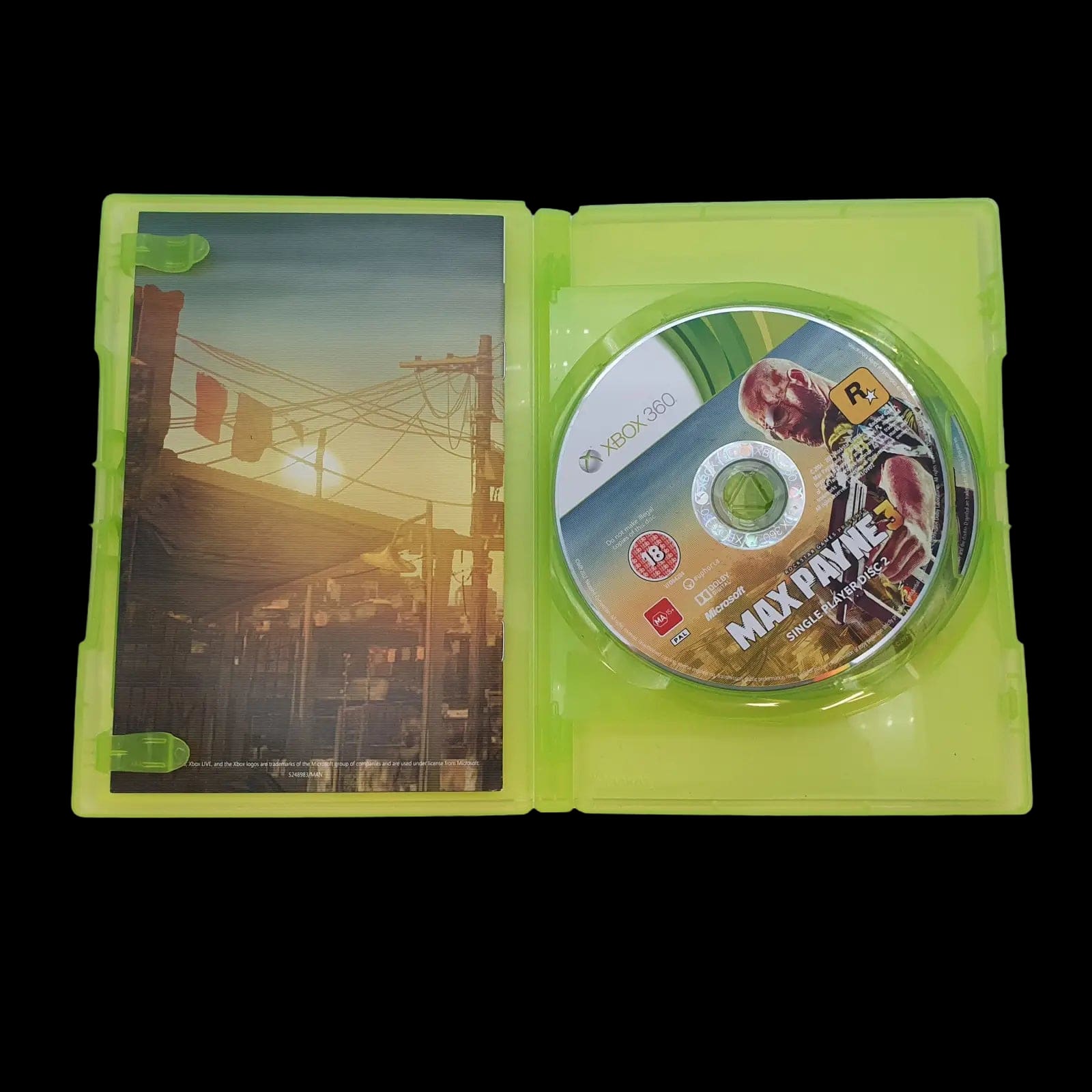 Max Payne 3 Microsoft Xbox 360 Rockstar Games 2012 Video