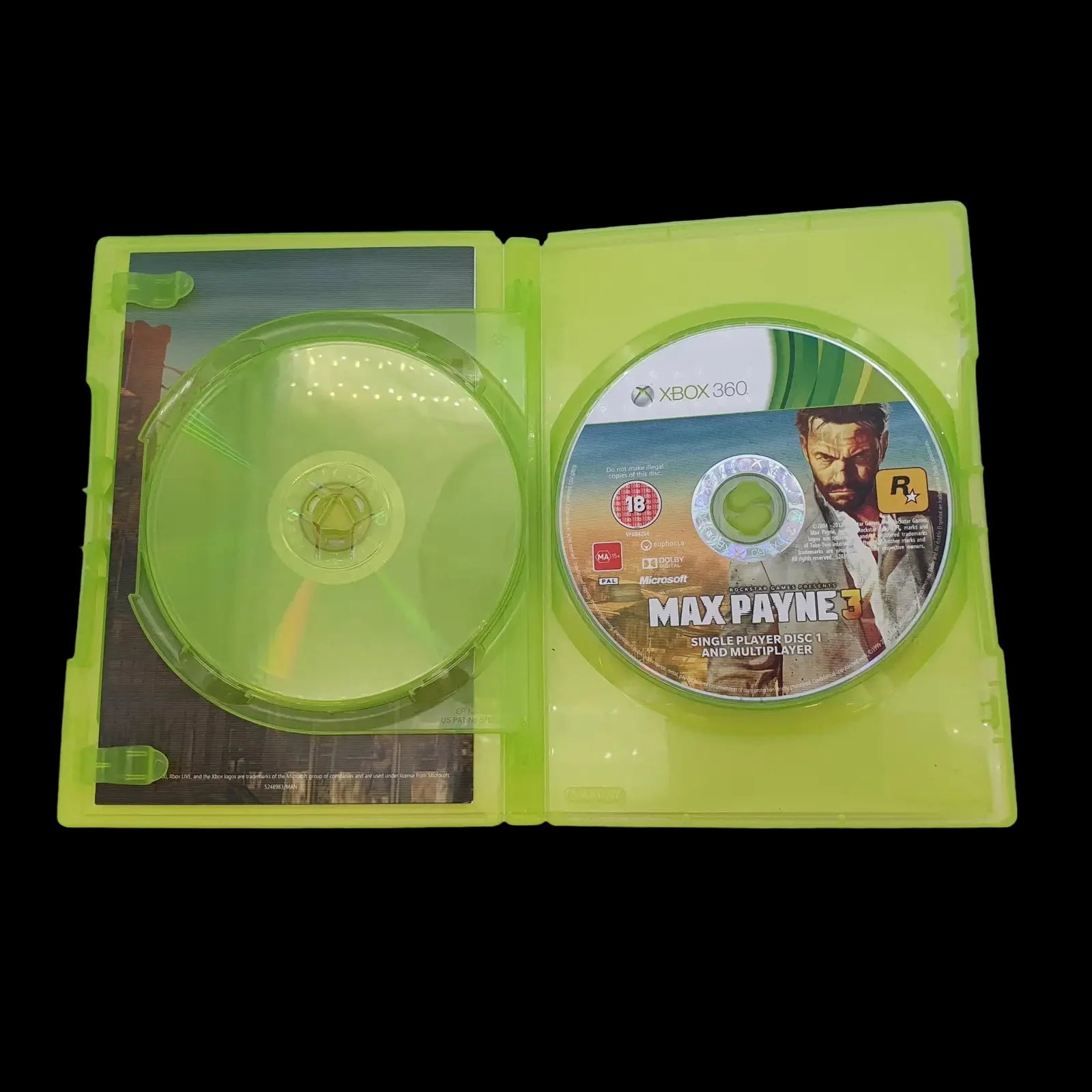 Max Payne 3 Microsoft Xbox 360 Rockstar Games 2012 Video