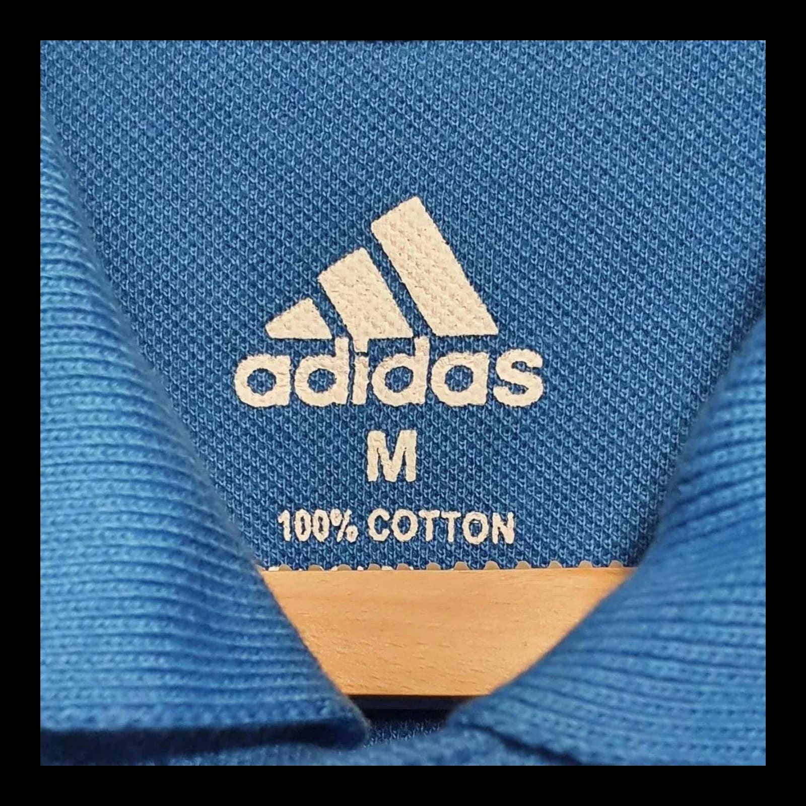 Mens Adidas Blue Polo Shirt UK Medium - Shirts - 4 - 415