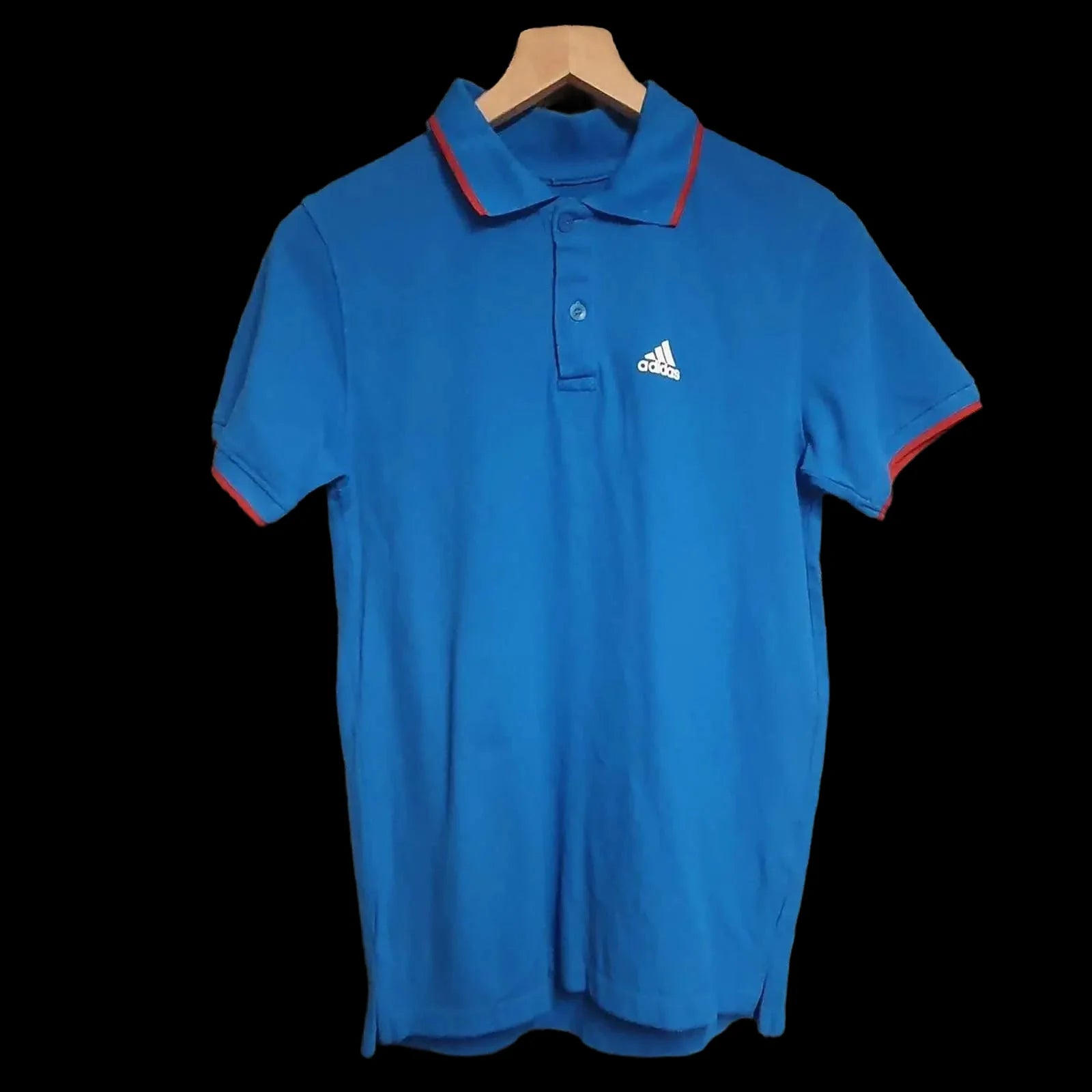 Mens Adidas Blue Polo Shirt Uk Medium - Shirts - 1 - 415