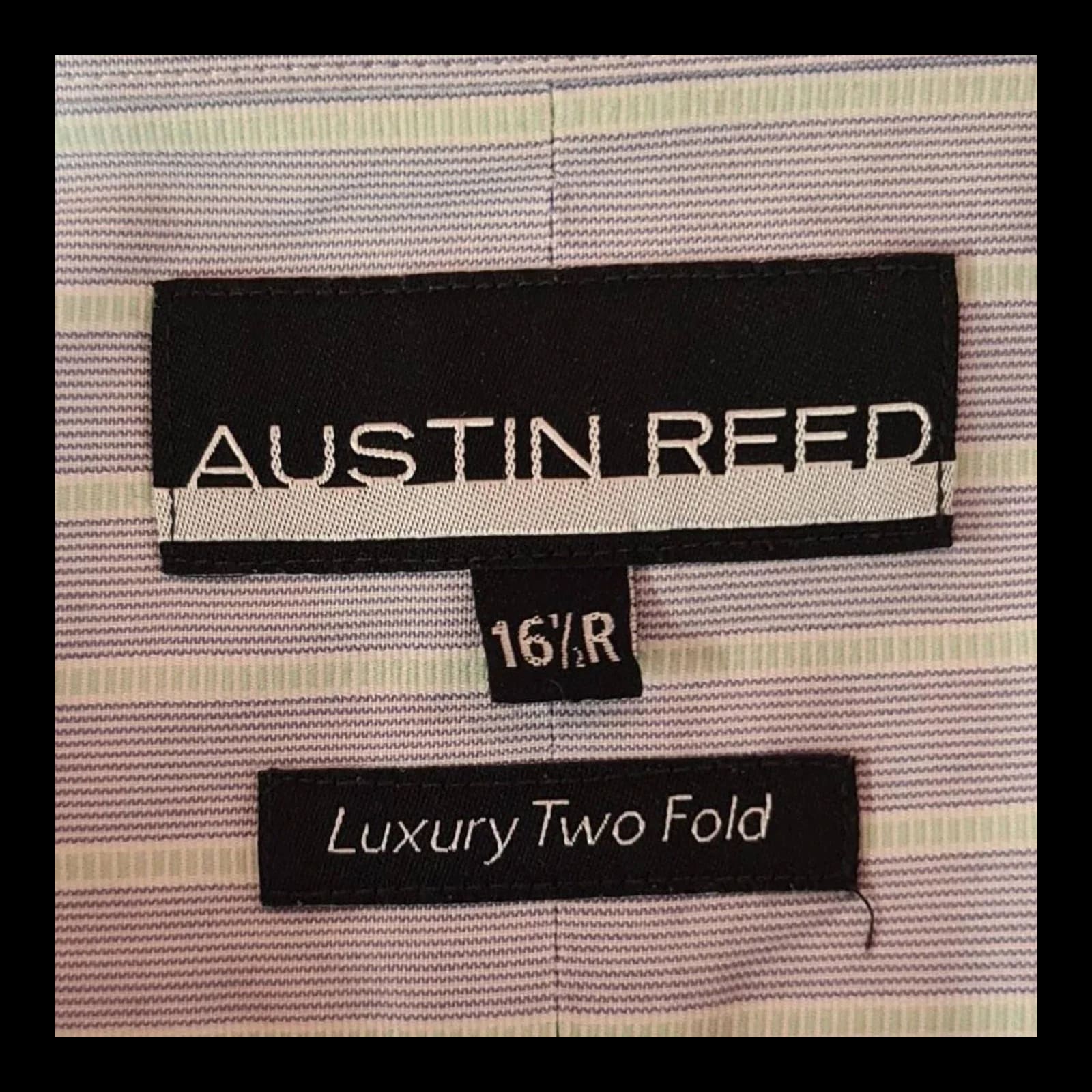 Mens Austin Reed Shirt Purple Double Cuff 16.5 - Shirts - 4