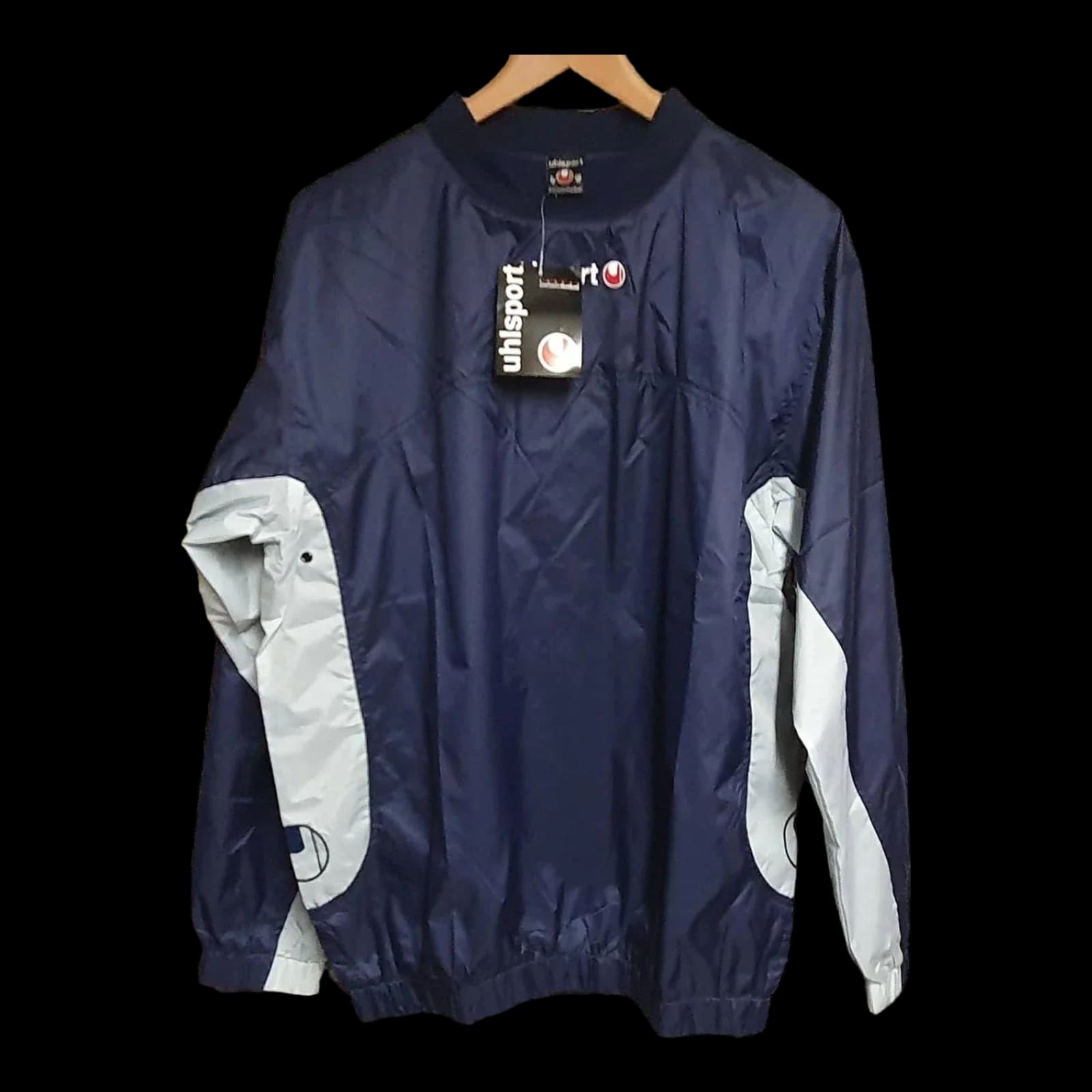 Mens Blue UHL Sports Football Training Jacket Medium Large