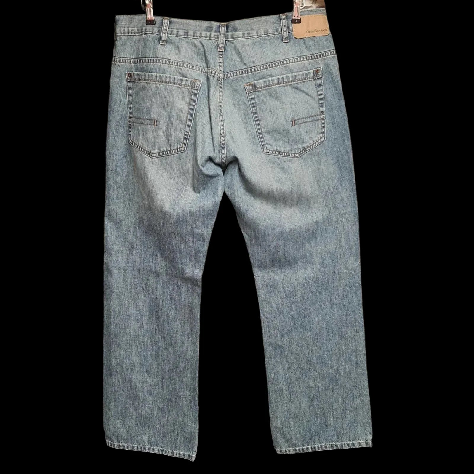Mens Calvin Klein Blue Jeans W36 L30 - 2 - 687