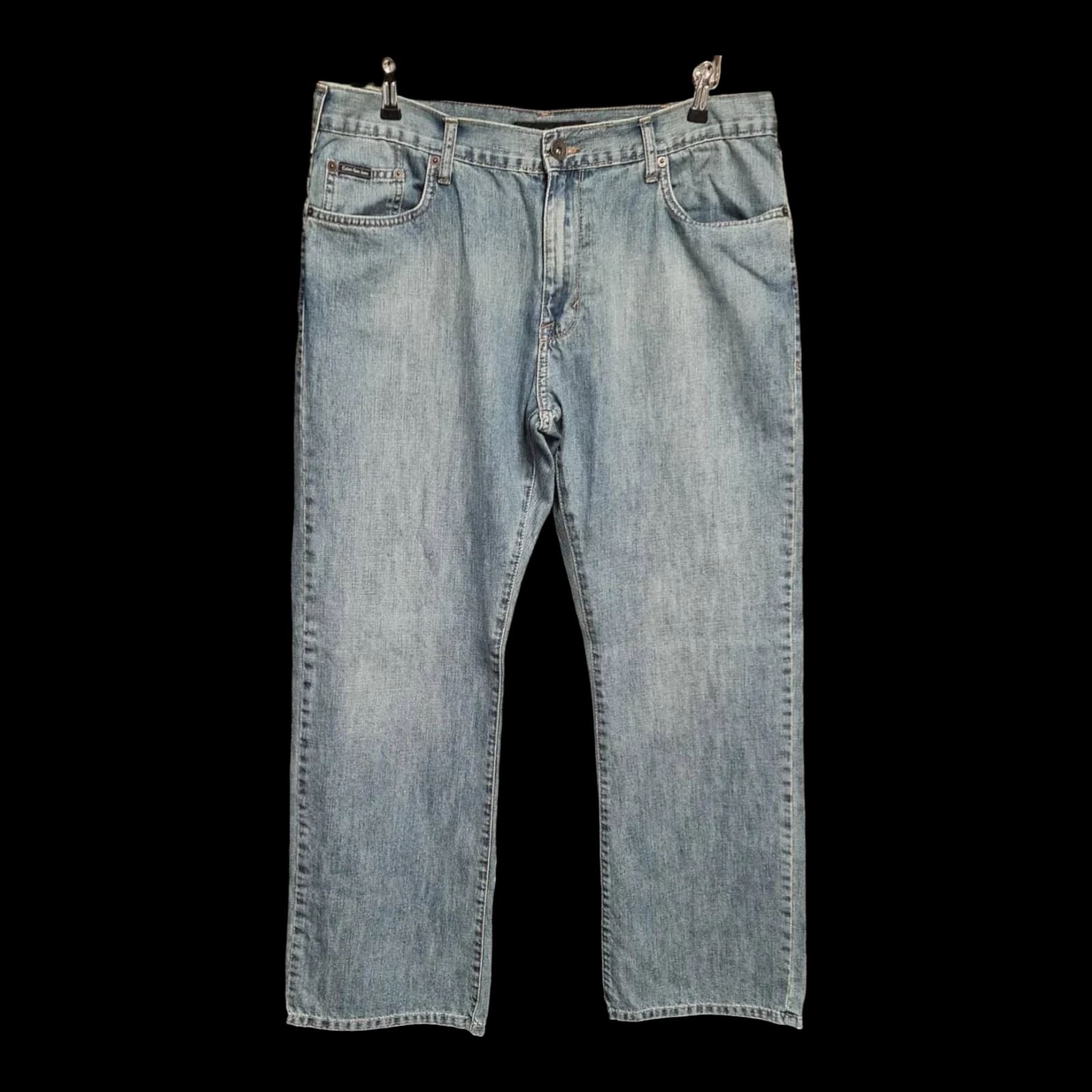 Mens Calvin Klein Blue Jeans W36 L30 - 1 - 687