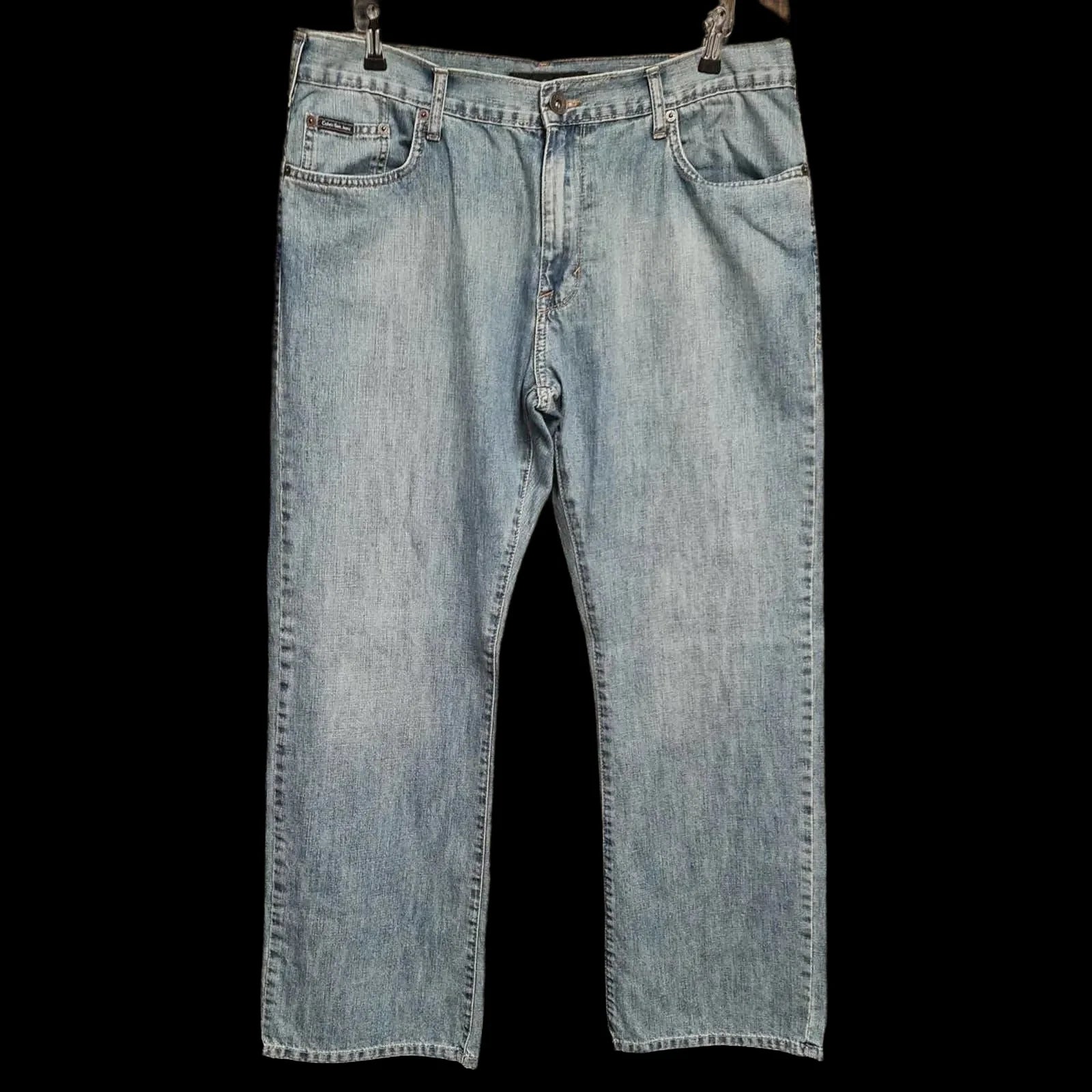 Mens Calvin Klein Blue Jeans W36 L30 - 1 - 687