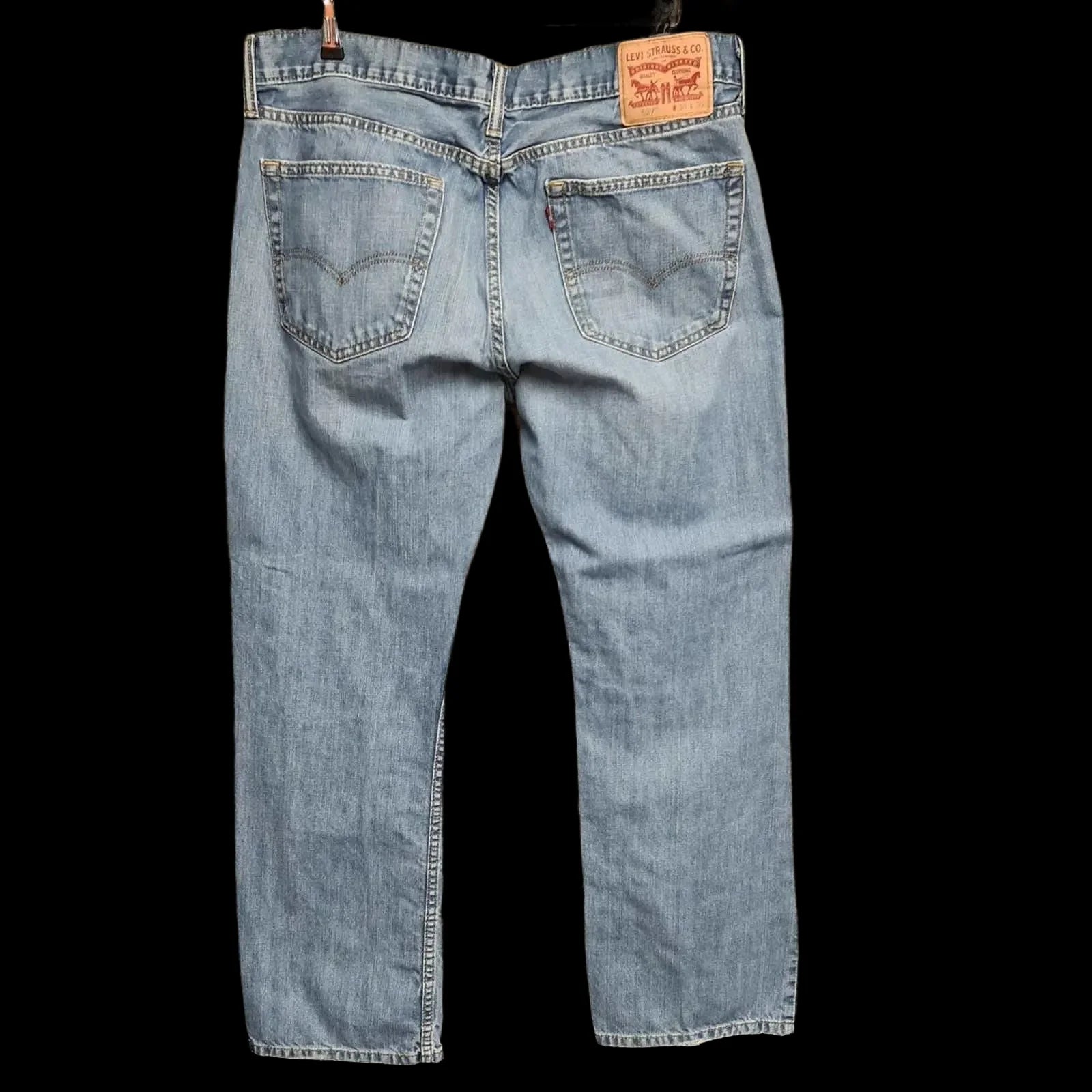 Mens Levis 527 Dark Blue Denim Jeans W36 L30 - Levi’s - 2