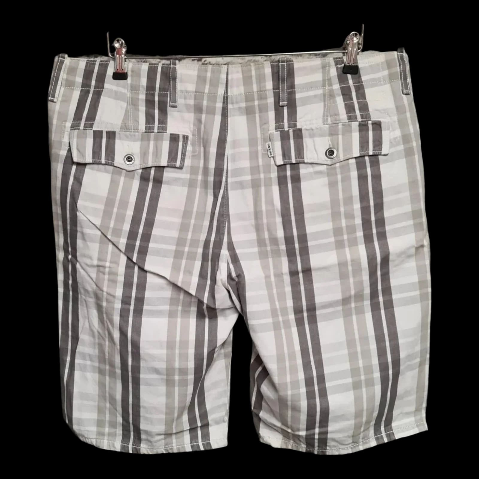 Mens Levis Brown Checked Shorts UK 36 - Levi’s - 2 - 684