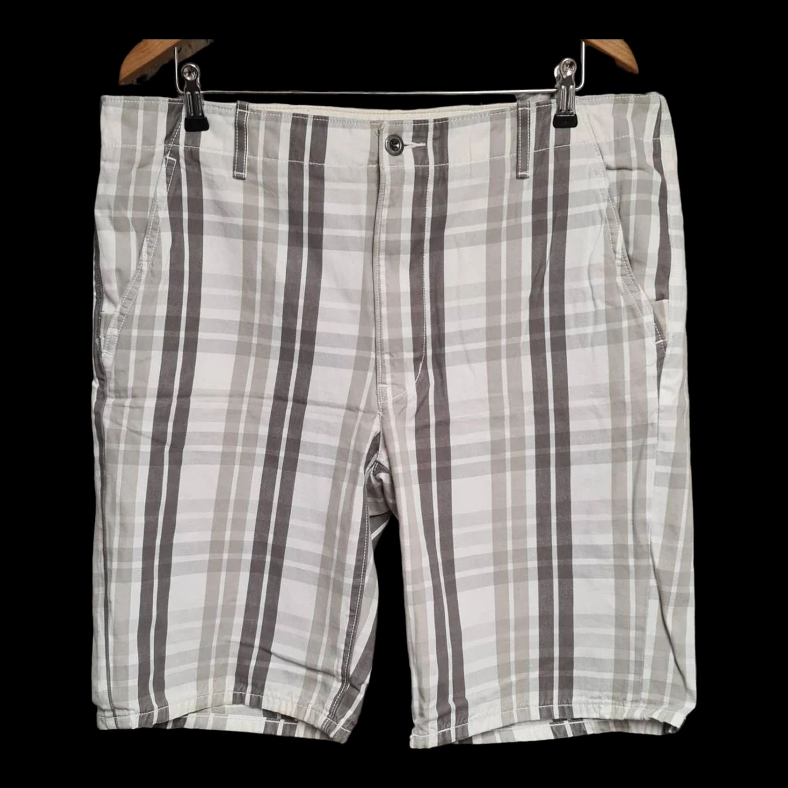 Mens Levis Brown Checked Shorts UK 36 - Levi’s - 1 - 684