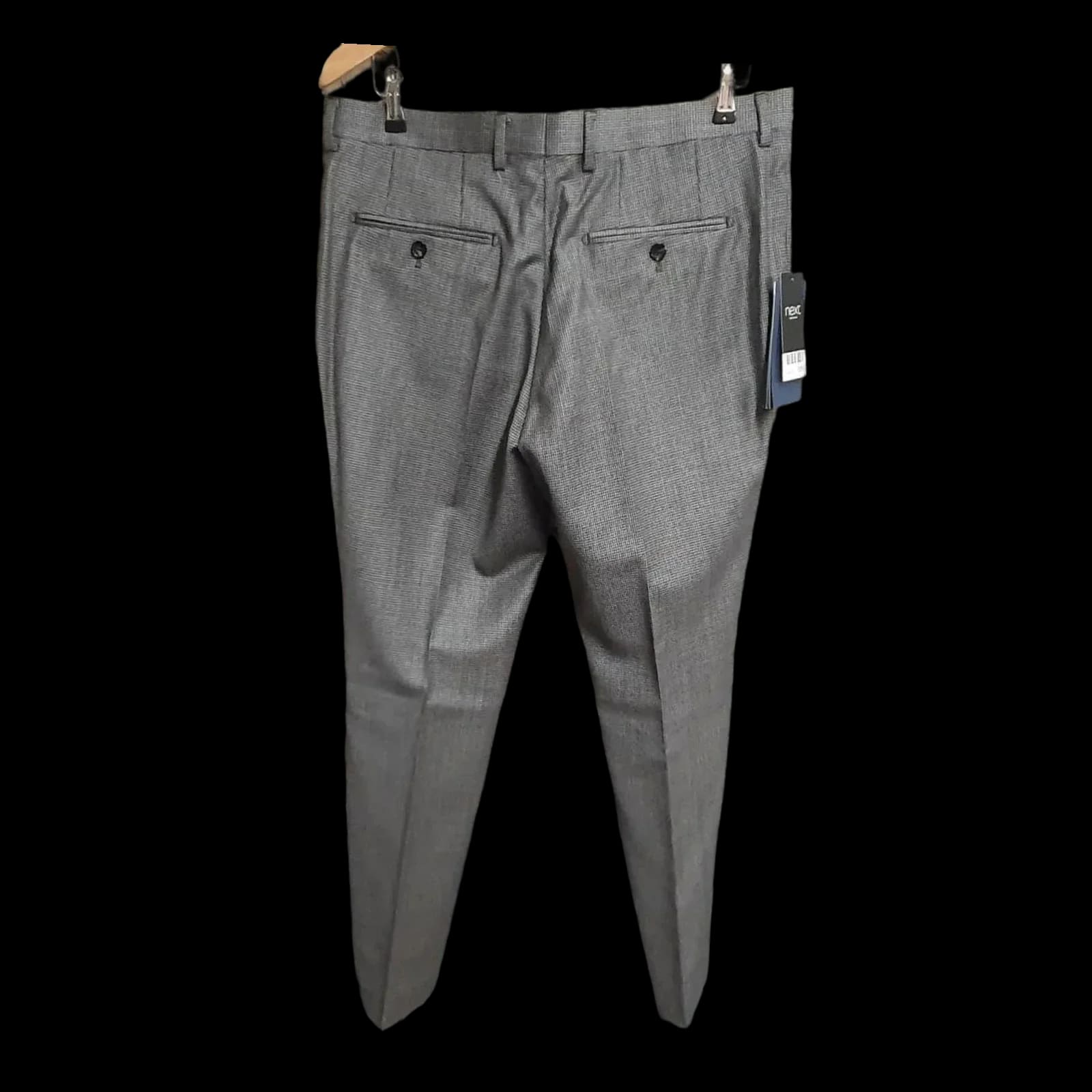 Mens Next Formal Grey Trousers W34 L31 - 2 - 347