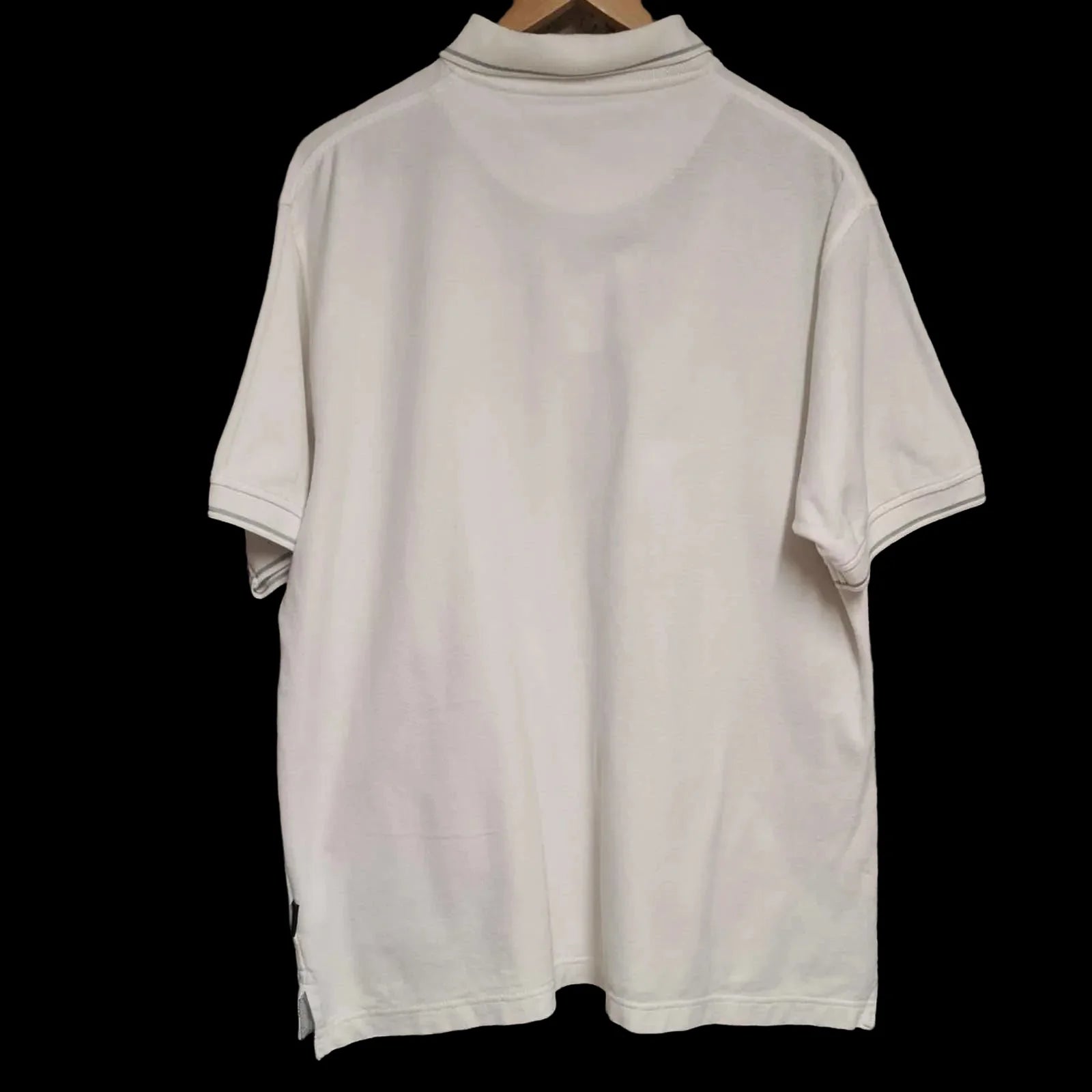 Mens Pierre Cardin White Polo Shirt Uk Large - Shirts - 2