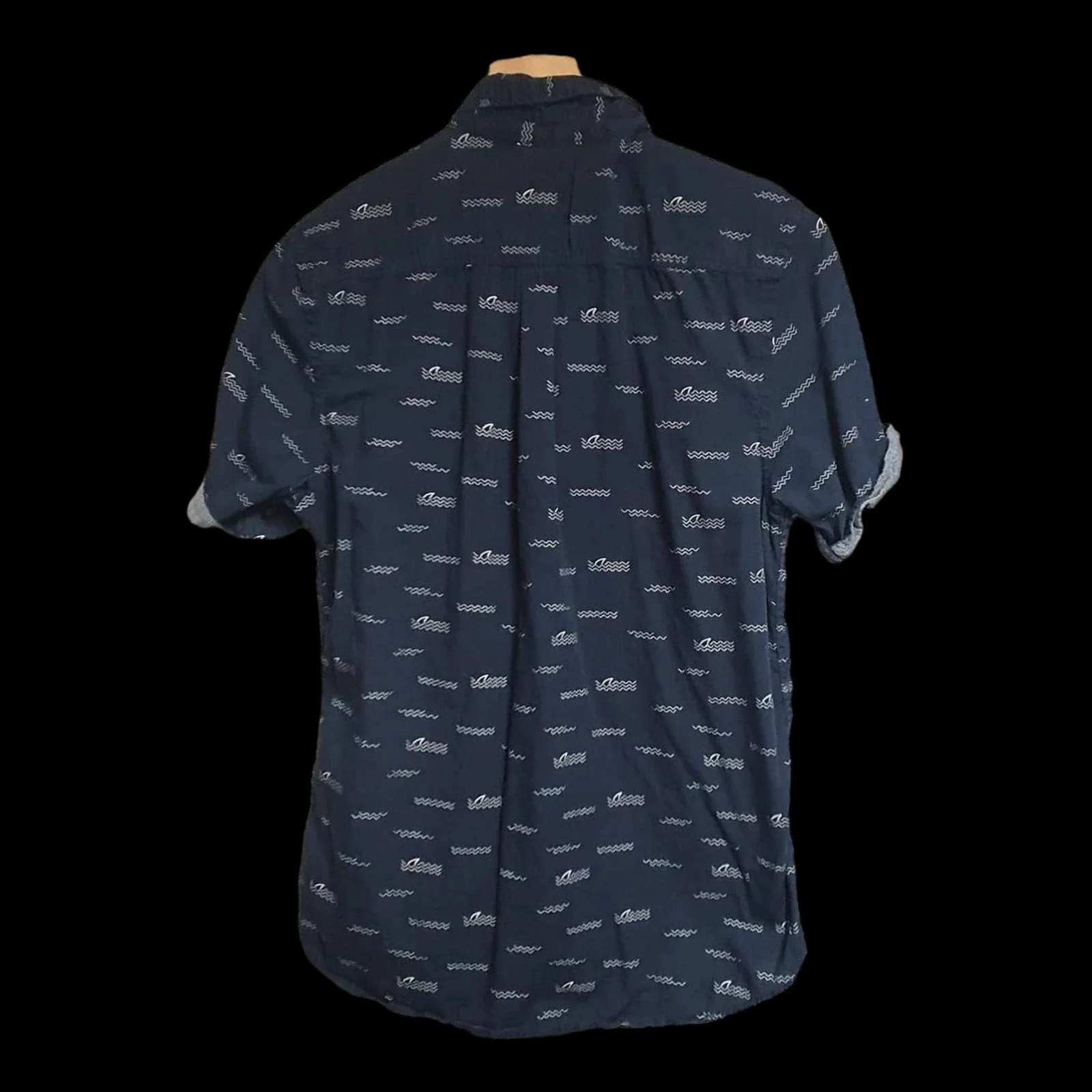 Mens Red Herring Blue Short Sleeve Shirt UK Small - Shirts