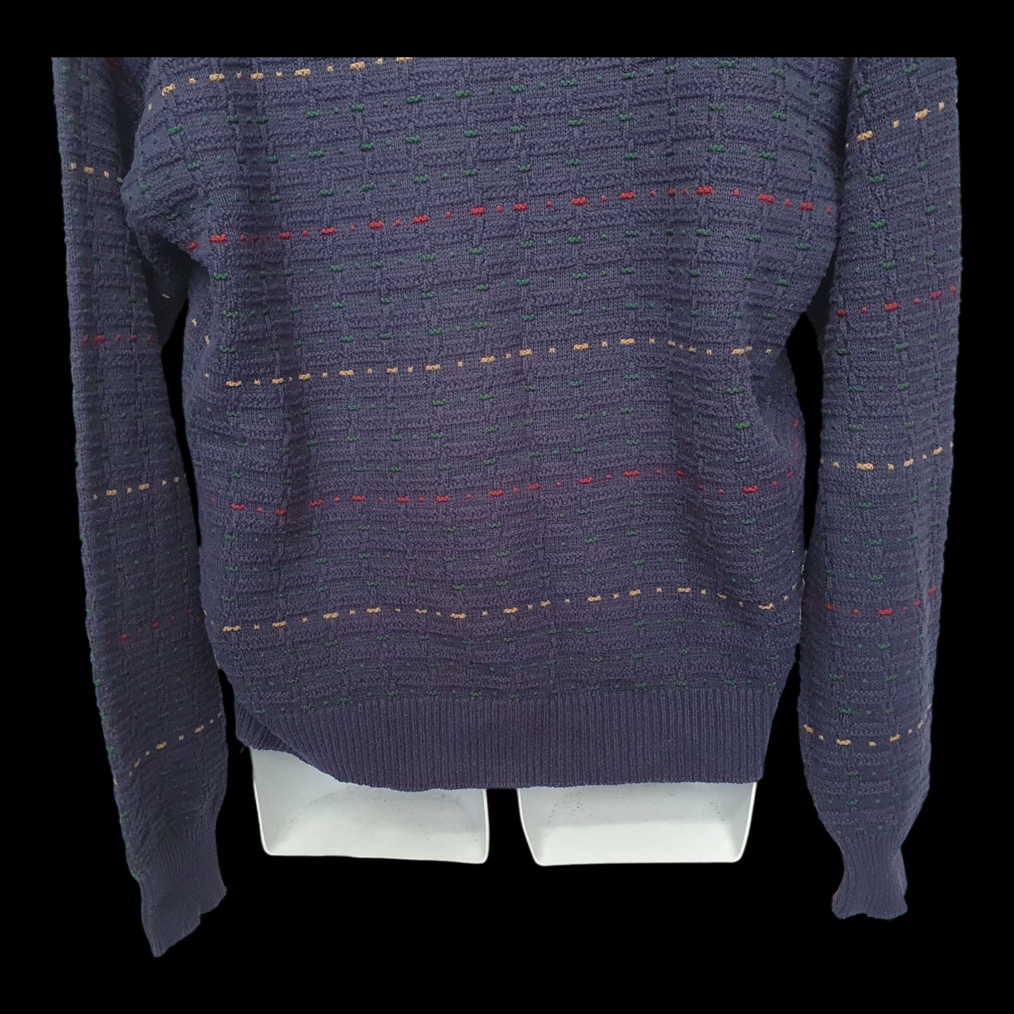 Mens Sedgefield Vintage Jumper Funky Pattern Knitwear XL