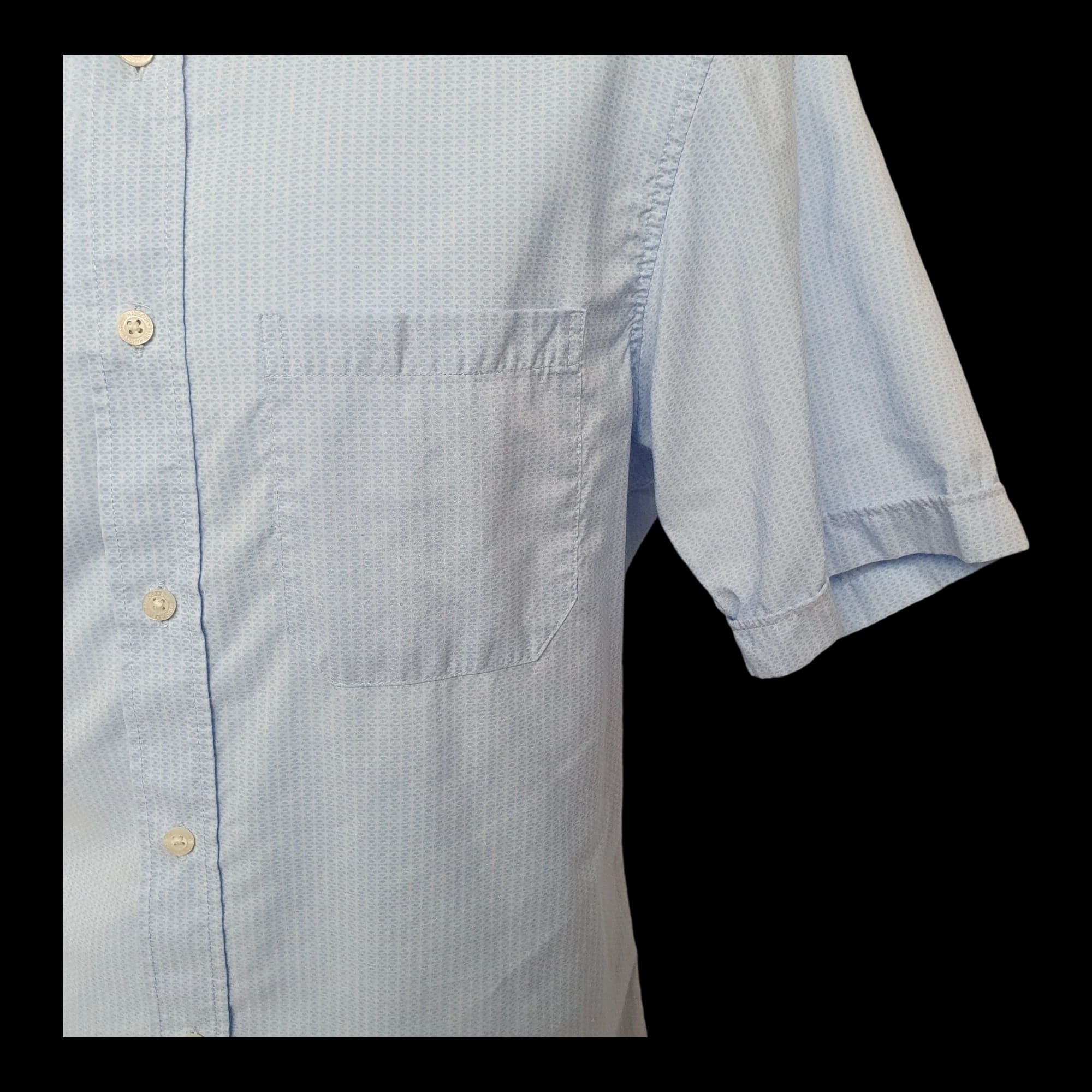 Mens Shirt Marks Spencer Blue Harbour Short Sleeved Uk