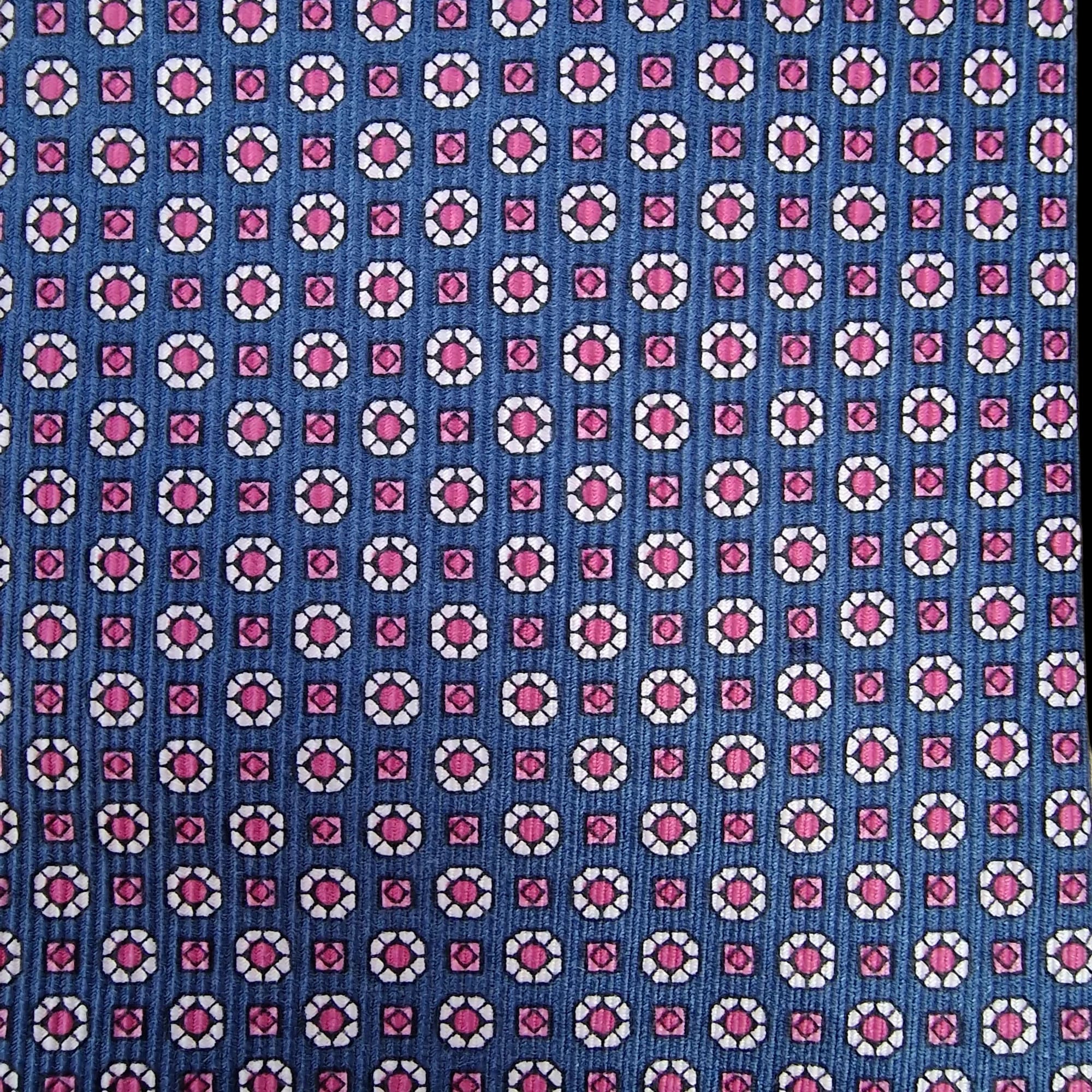 Mens Silk Neck Tie with Stylish Floral Design Perfect