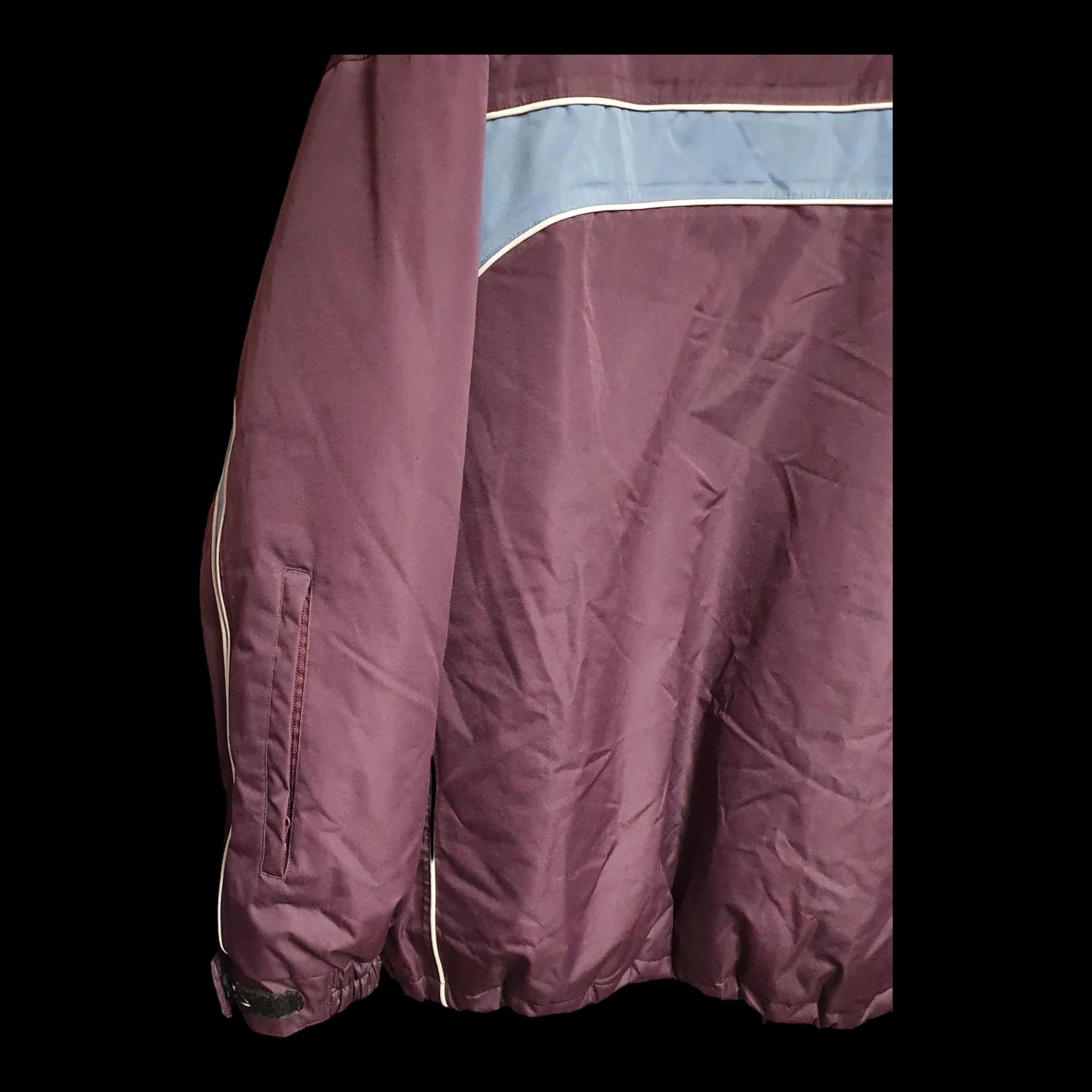 Mens Trespass Sports Weatherproof Burgundy Coat UK Large