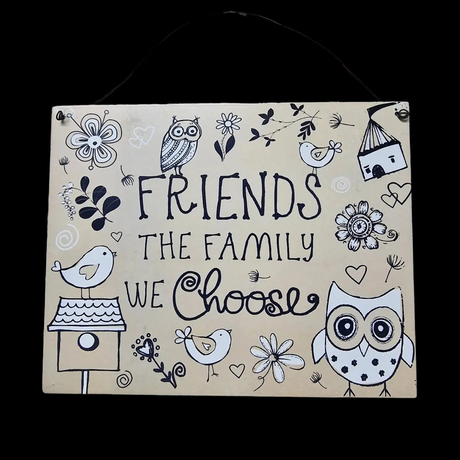 Metal Friends The Family We Choose Sign - Unbranded - 1