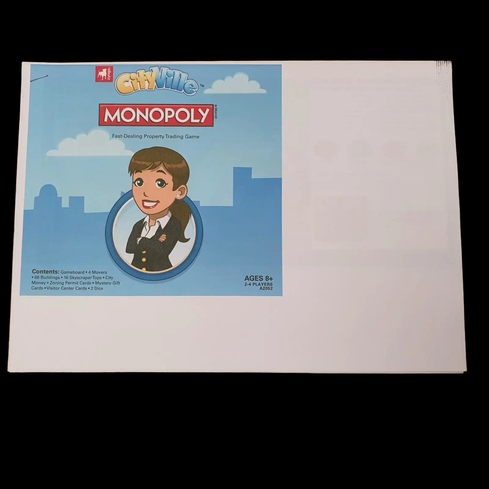 Monopoly City Ville 2012 - Preloved - Board Games - Hasbro