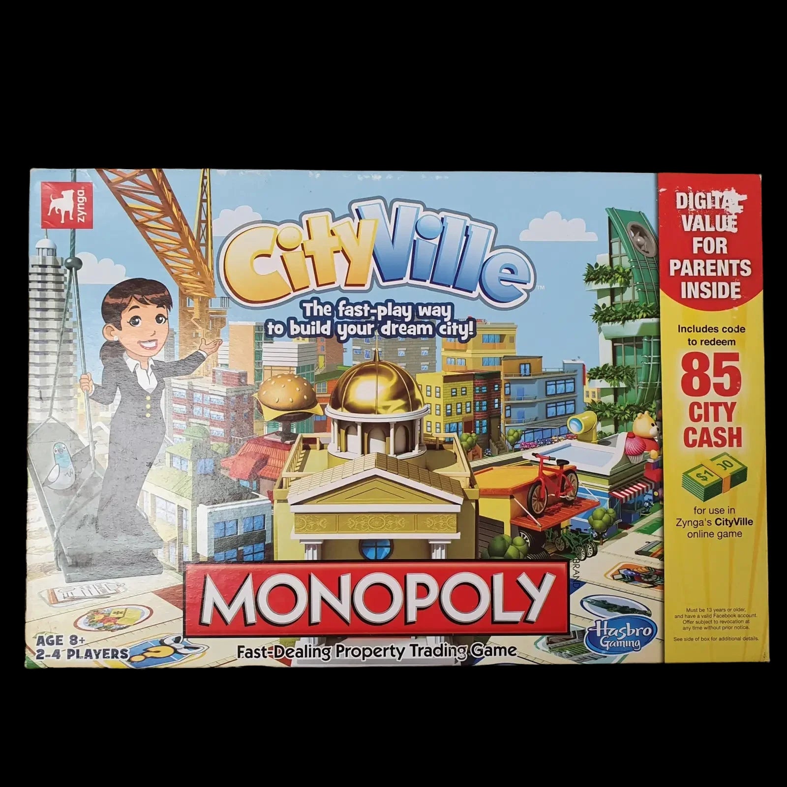 Monopoly City Ville 2012 - Preloved - Board Games - Hasbro