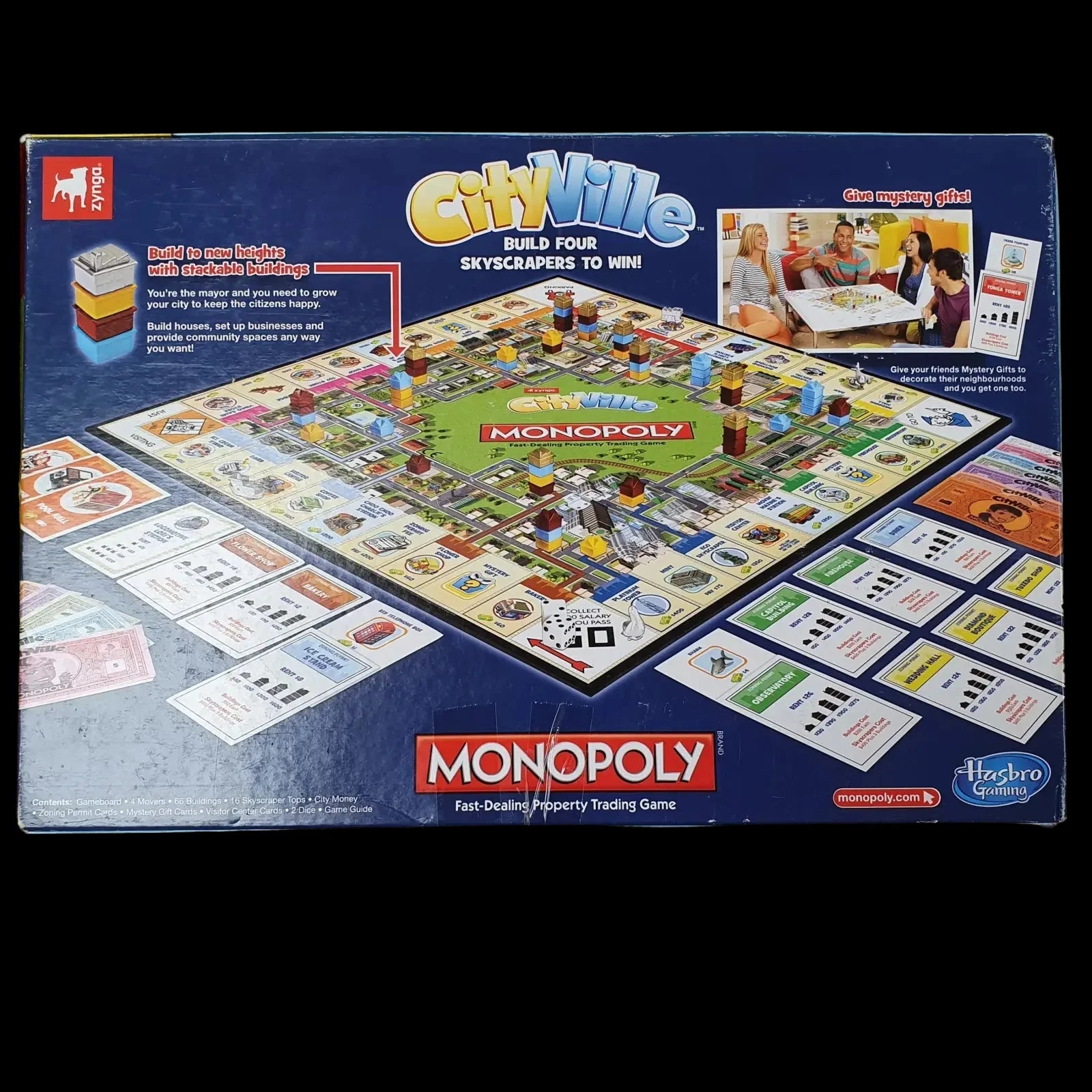 Monopoly City Ville 2012 - Preloved - Board Games - Hasbro