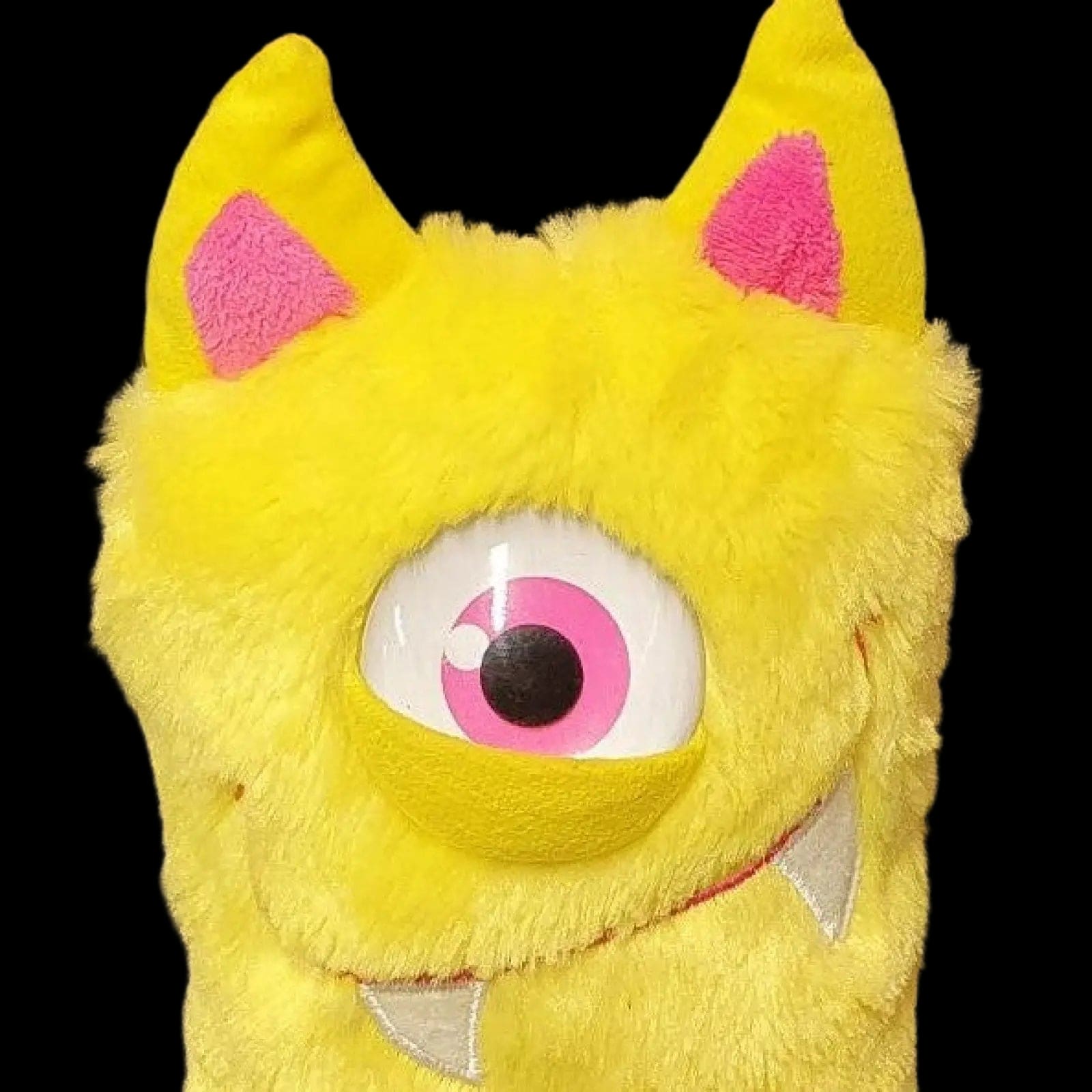 Monsterous Monster Cat One Eyed Yellow Cute Scary Plush