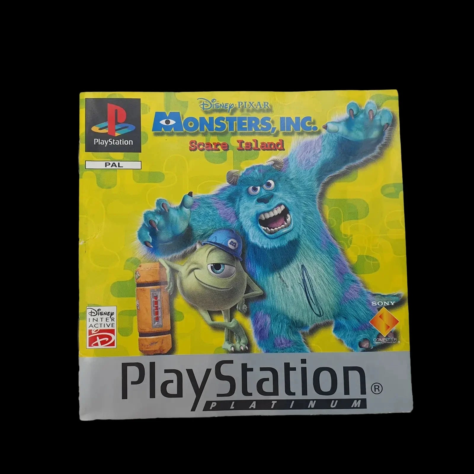 Monsters Inc Scare Island Playstation 1 Ps1 Disney Pixar
