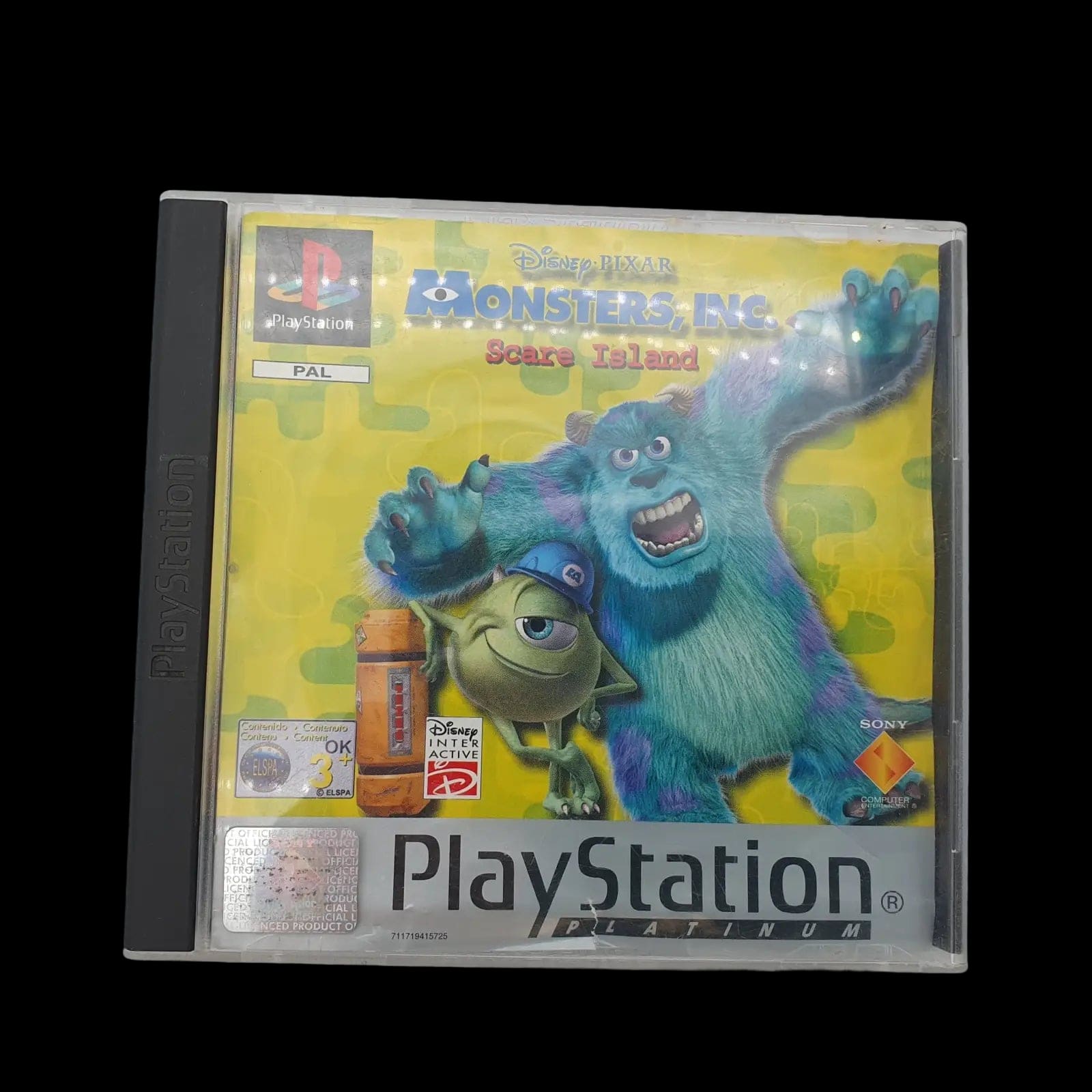 Monsters Inc Scare Island Playstation 1 Ps1 Disney Pixar