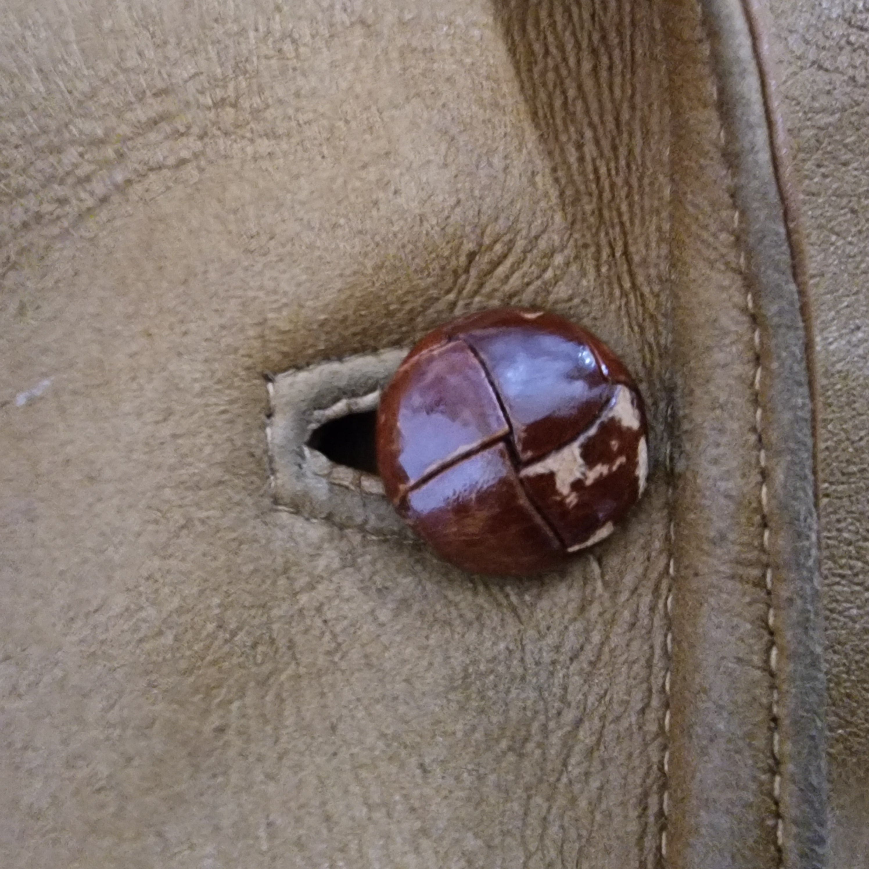Morlands Vintage Light Brown Leather Sheepskin Shearling