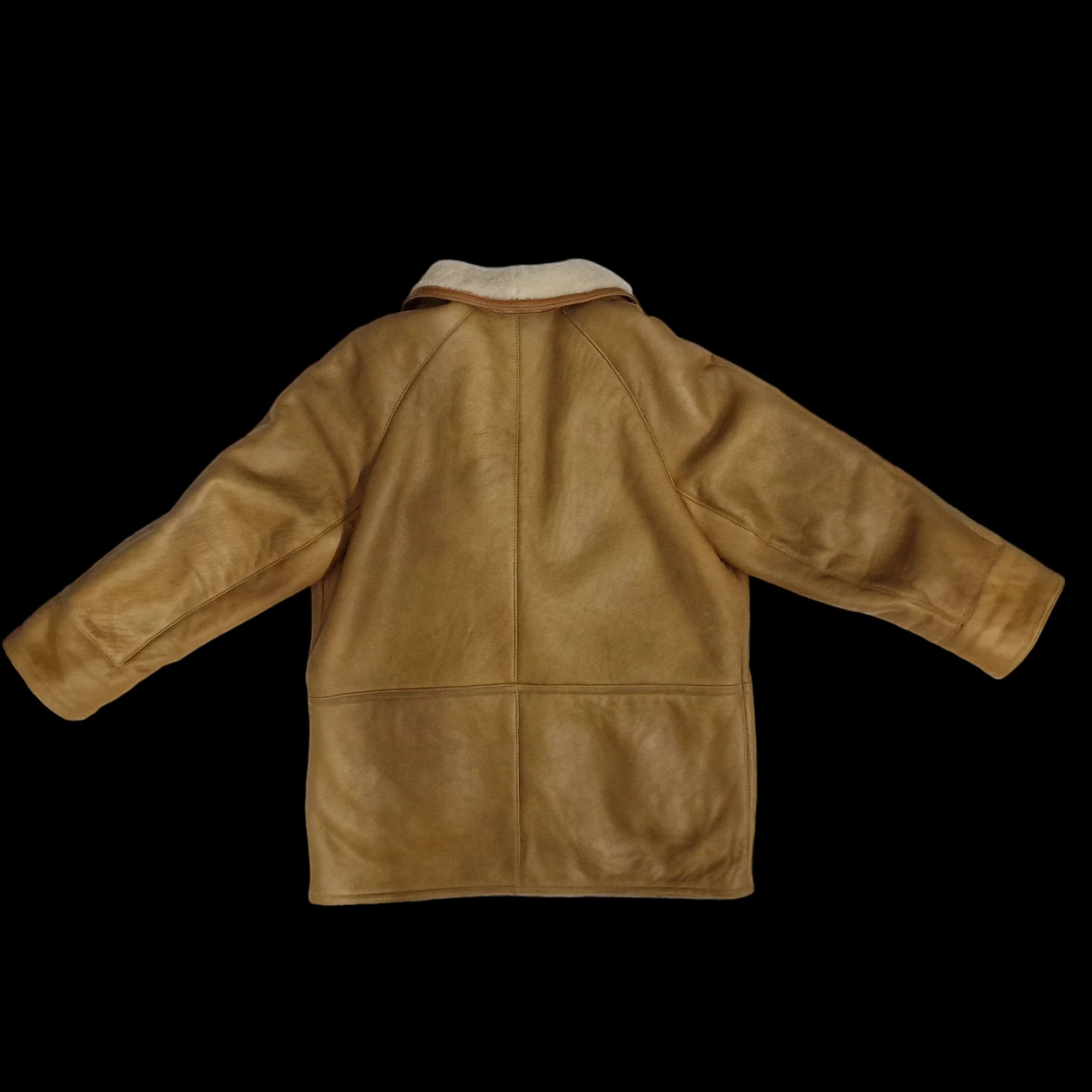 Morlands Vintage Light Brown Leather Sheepskin Shearling